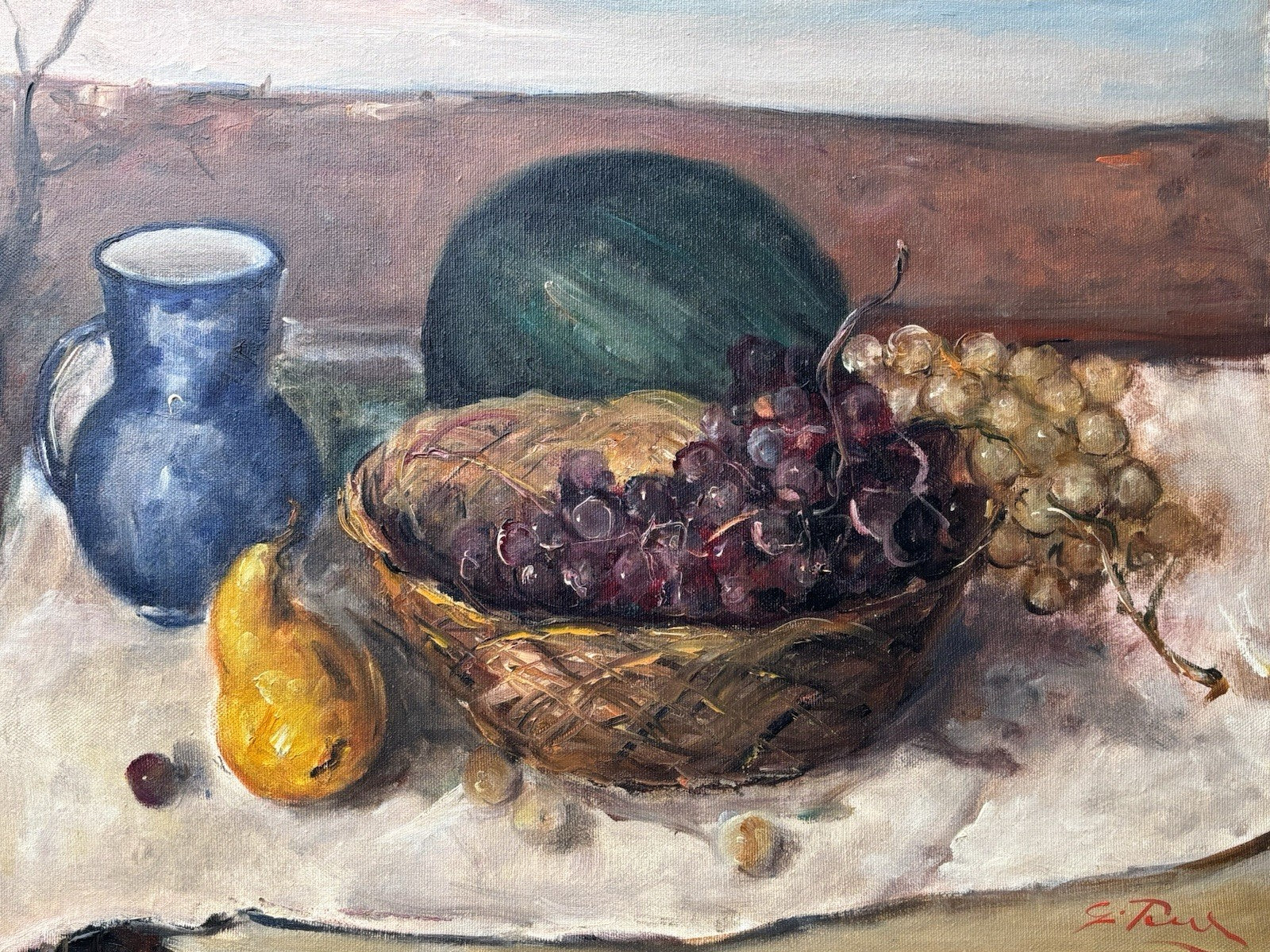 Quadro -Natura Morta- Giovanni Pane dipinto a olio su tela