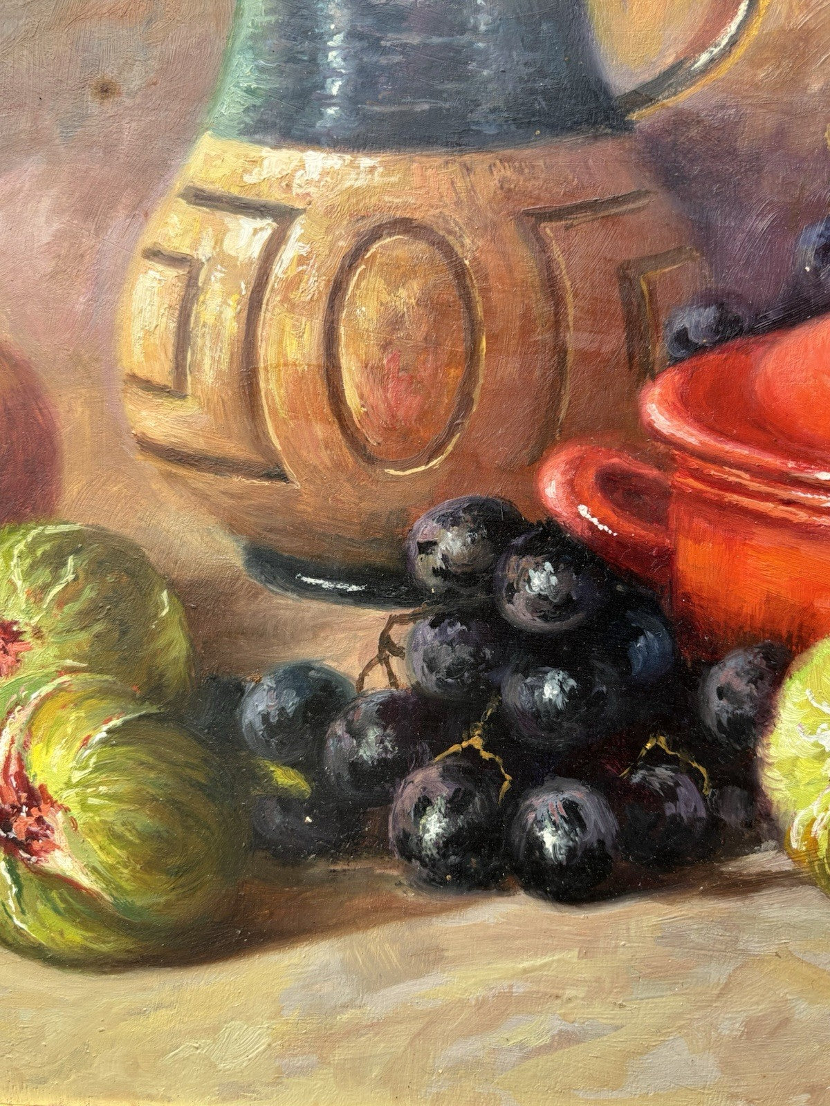 Quadro -Natura Morta- Giuseppe Gargiulo dipinto a olio su tavoletta