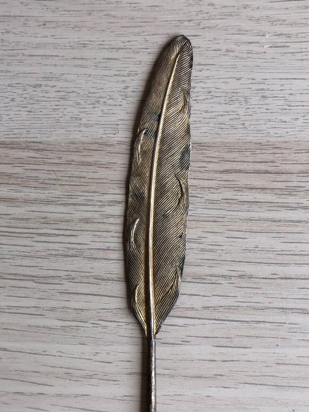 Penna Pennino Antico/vintage In Argento 800