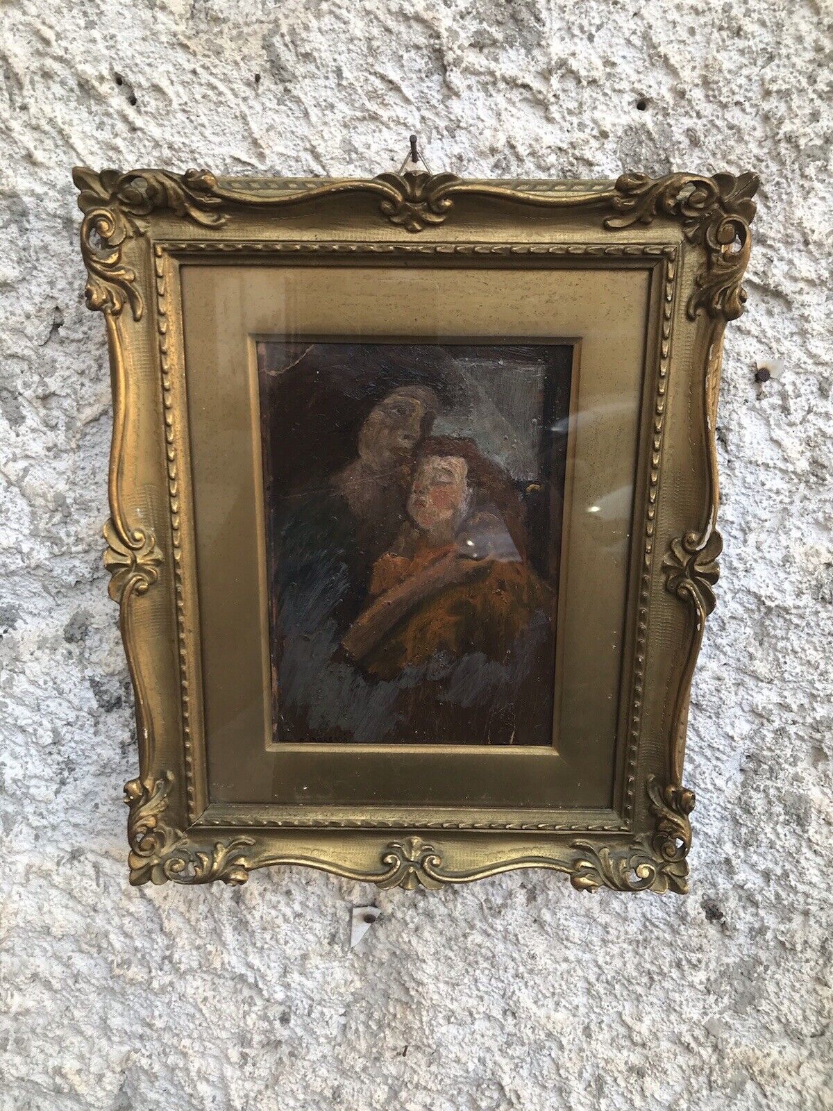 QUADRO ANTICO CARLO BACCARI DIPINTO A OLIO