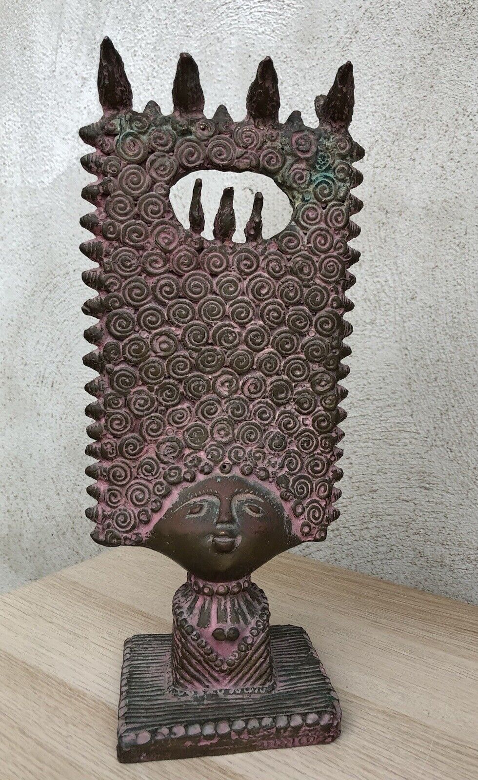 Scultura Vintage In Bronzo Raffaele Spizzico