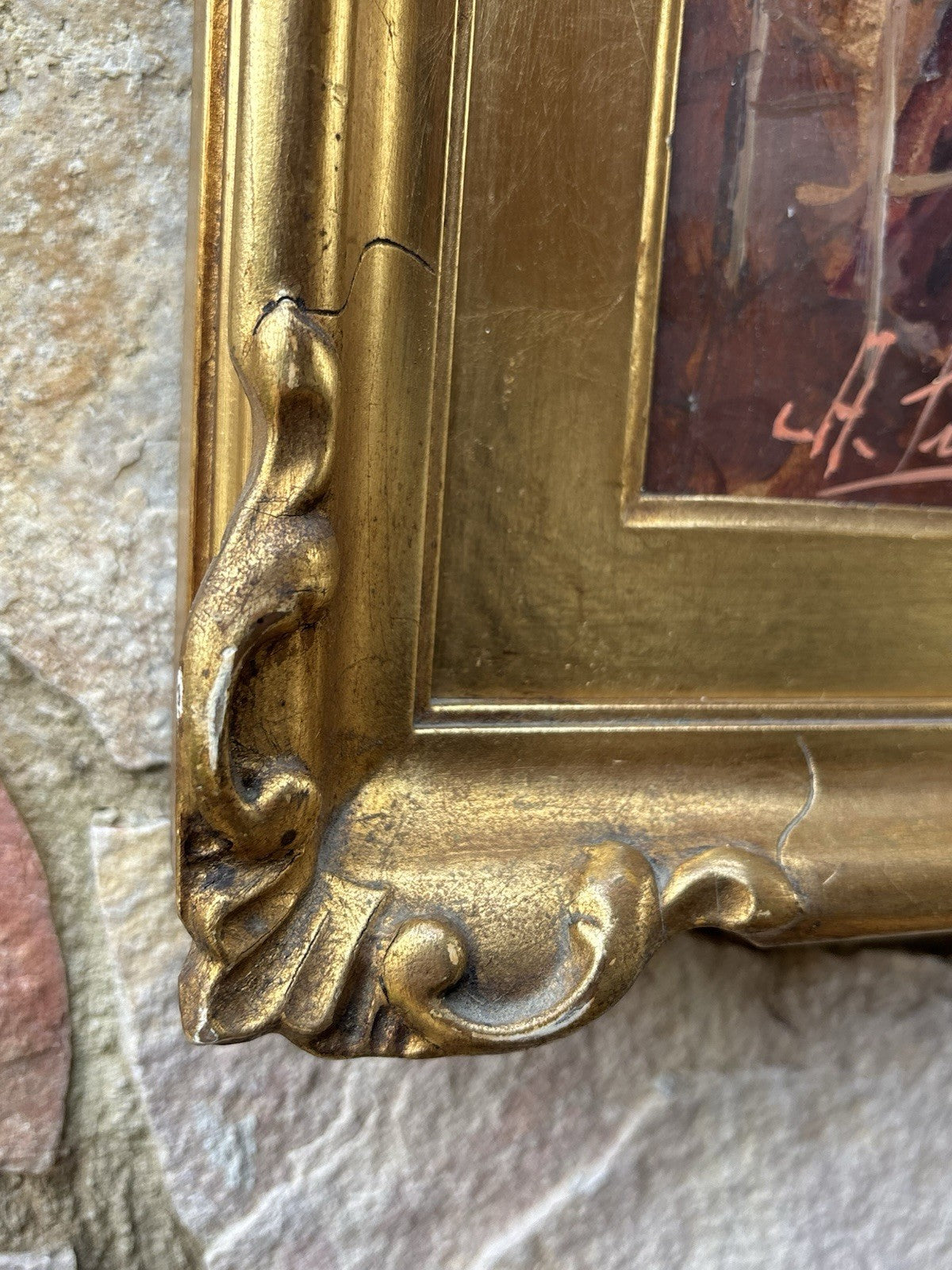 Quadro -O’Zappatore- dipinto a olio