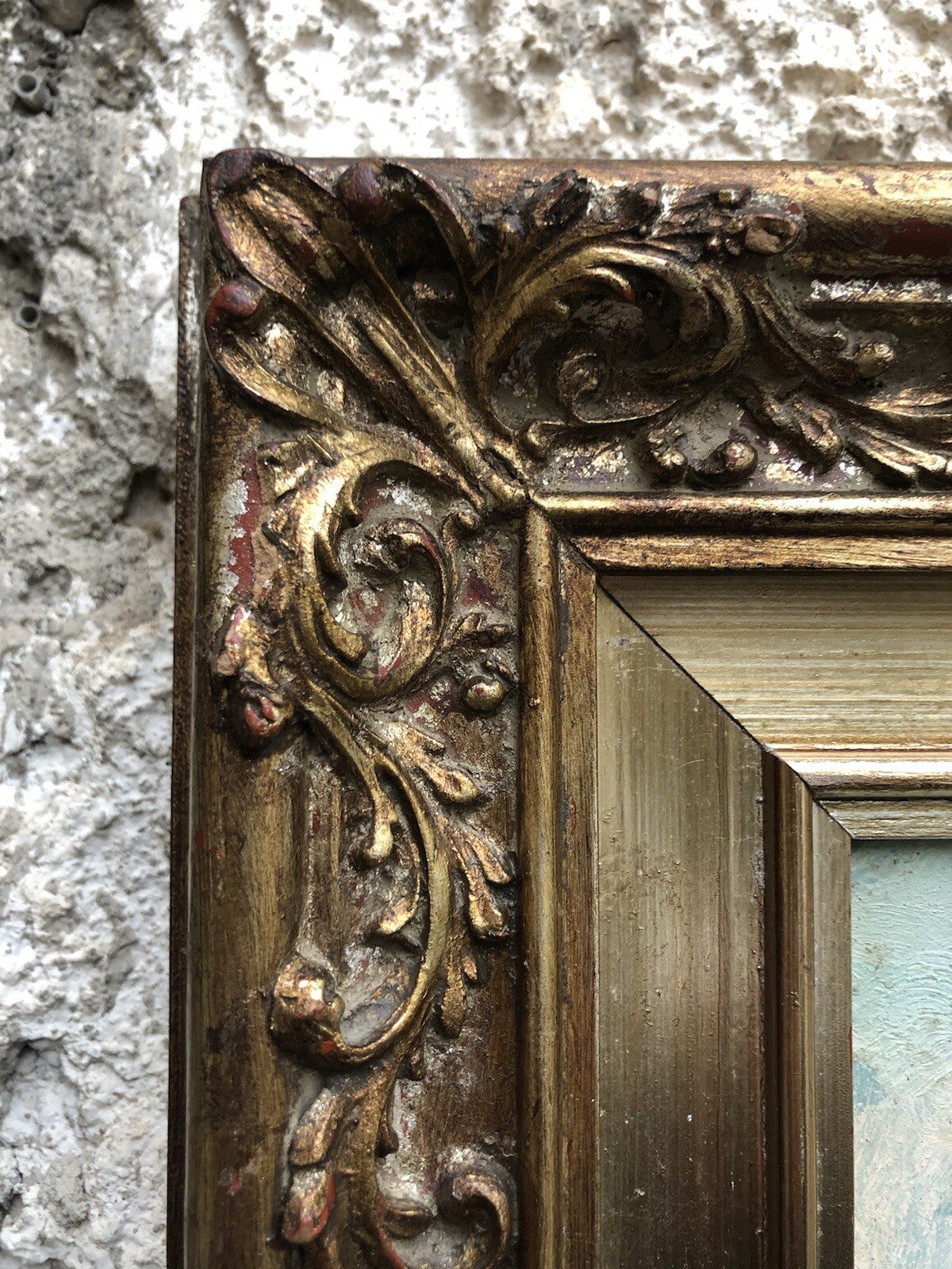 Quadro vintage -Porto Di Pozzuoli- dipinto a olio