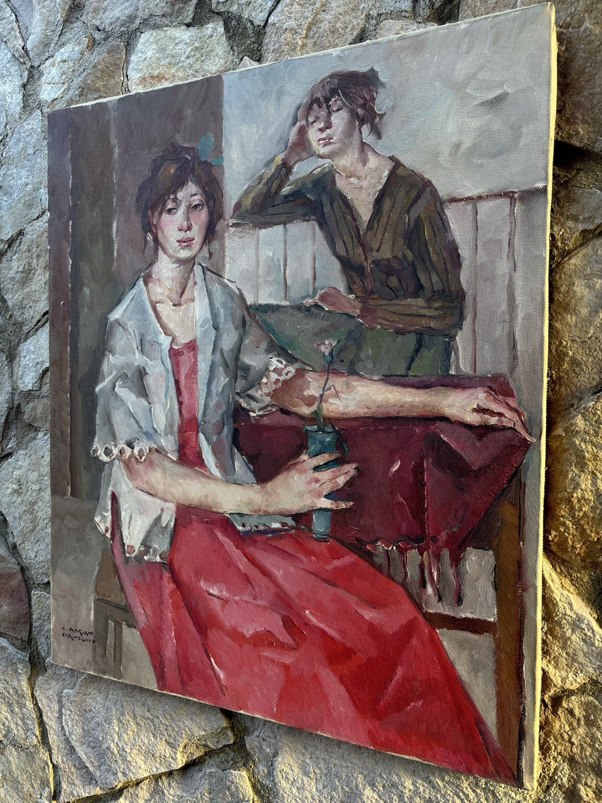 Quadro -Figure Femminili- Ciro Adrian Ciavolino- dipinto a olio su tela