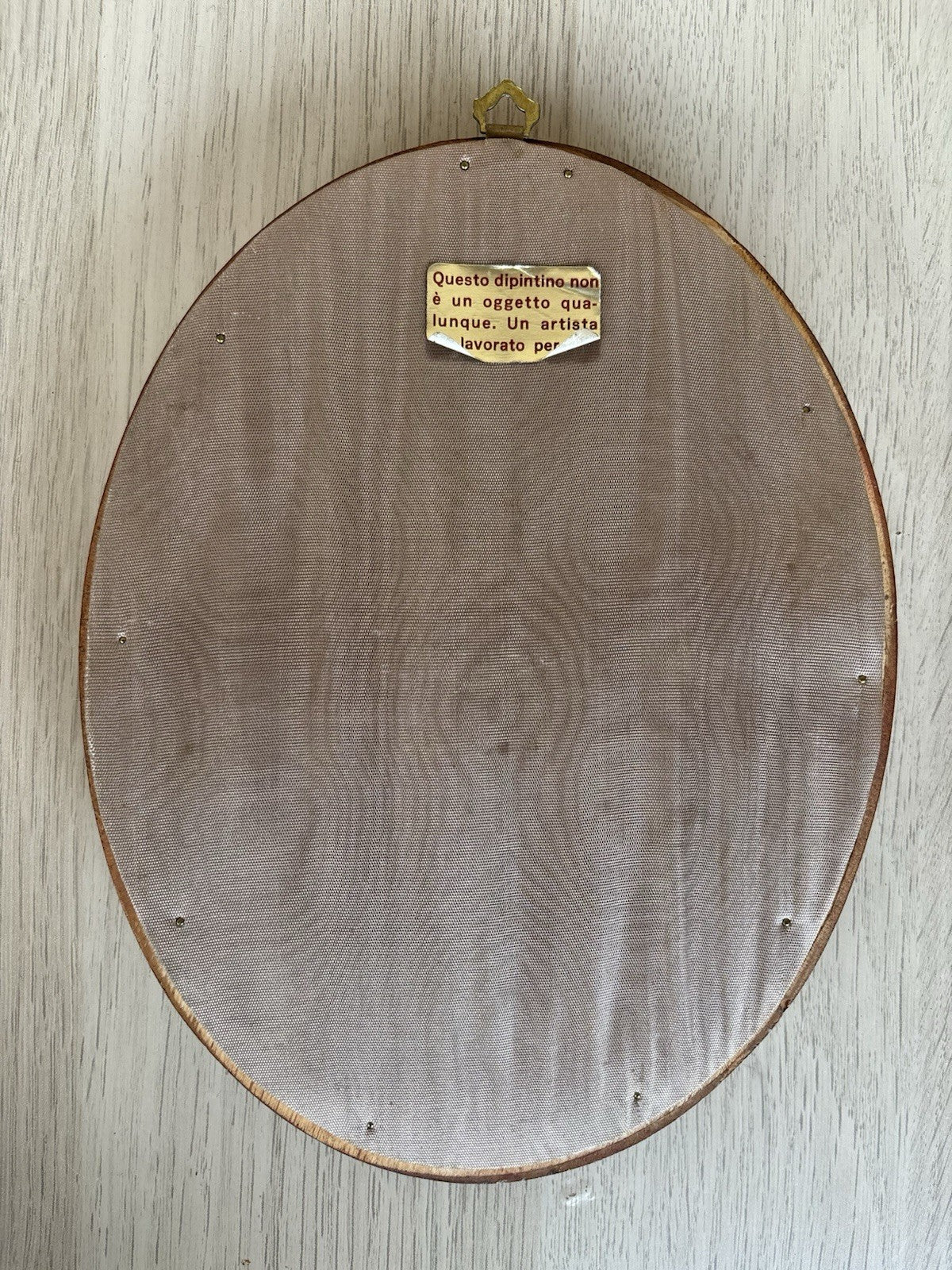 Quadro Vintage, Paesaggio Dipinto A Olio Su Rame