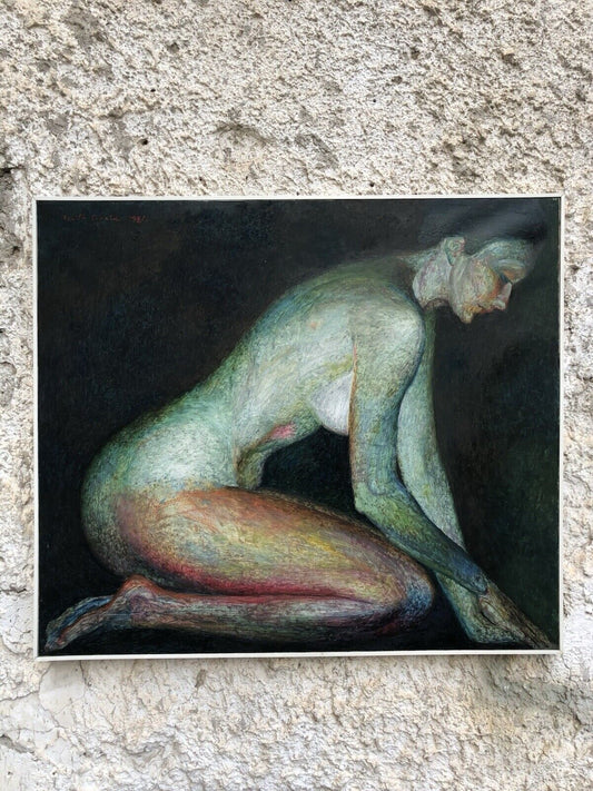 Quadro -Nudo Artistico- dipinto a olio su tela