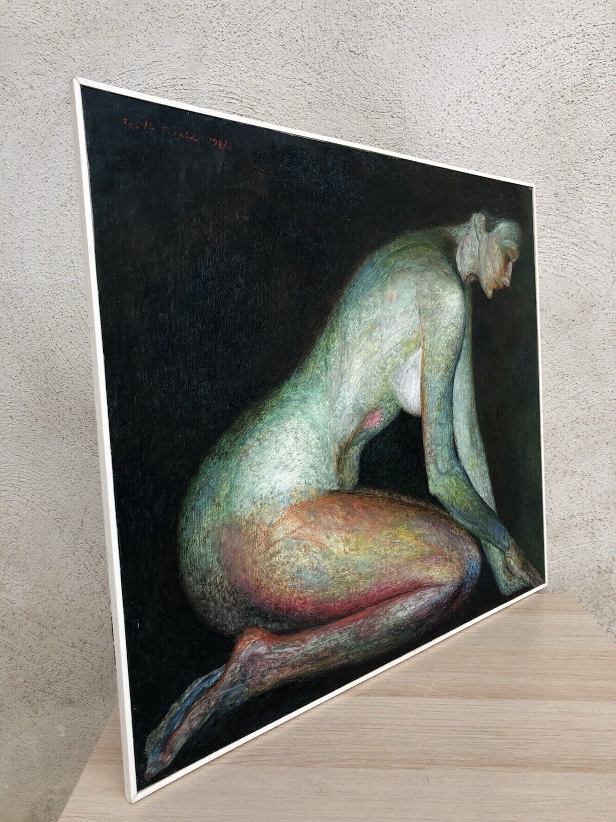 Quadro -Nudo Artistico- dipinto a olio su tela