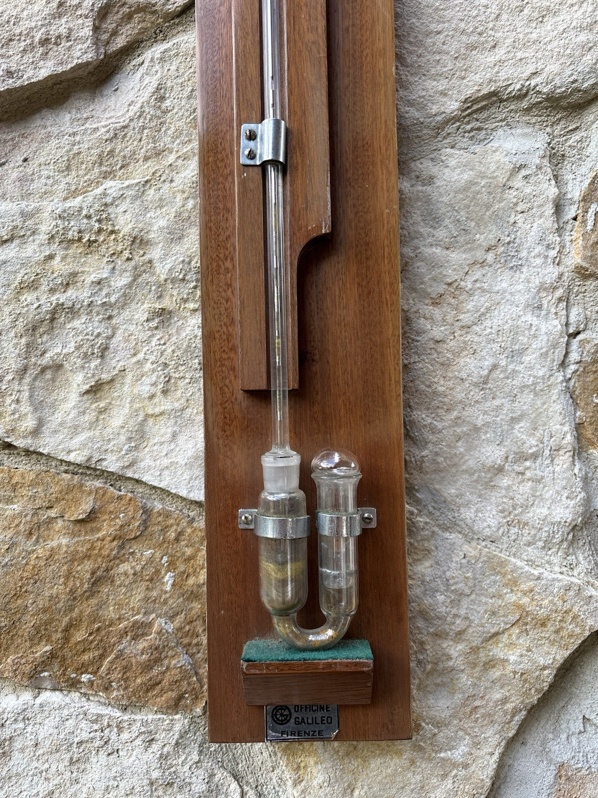 Barometer with antique thermometer -Officine Galileo Firenze--