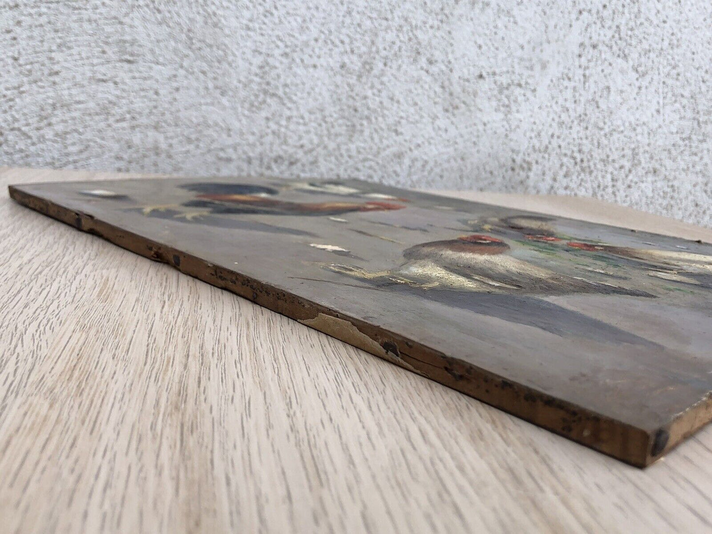 Quadro antico anonimo 800 dipinto a olio su tavola