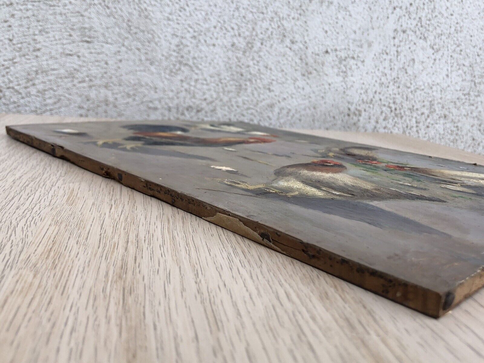 Quadro antico anonimo 800 dipinto a olio su tavola