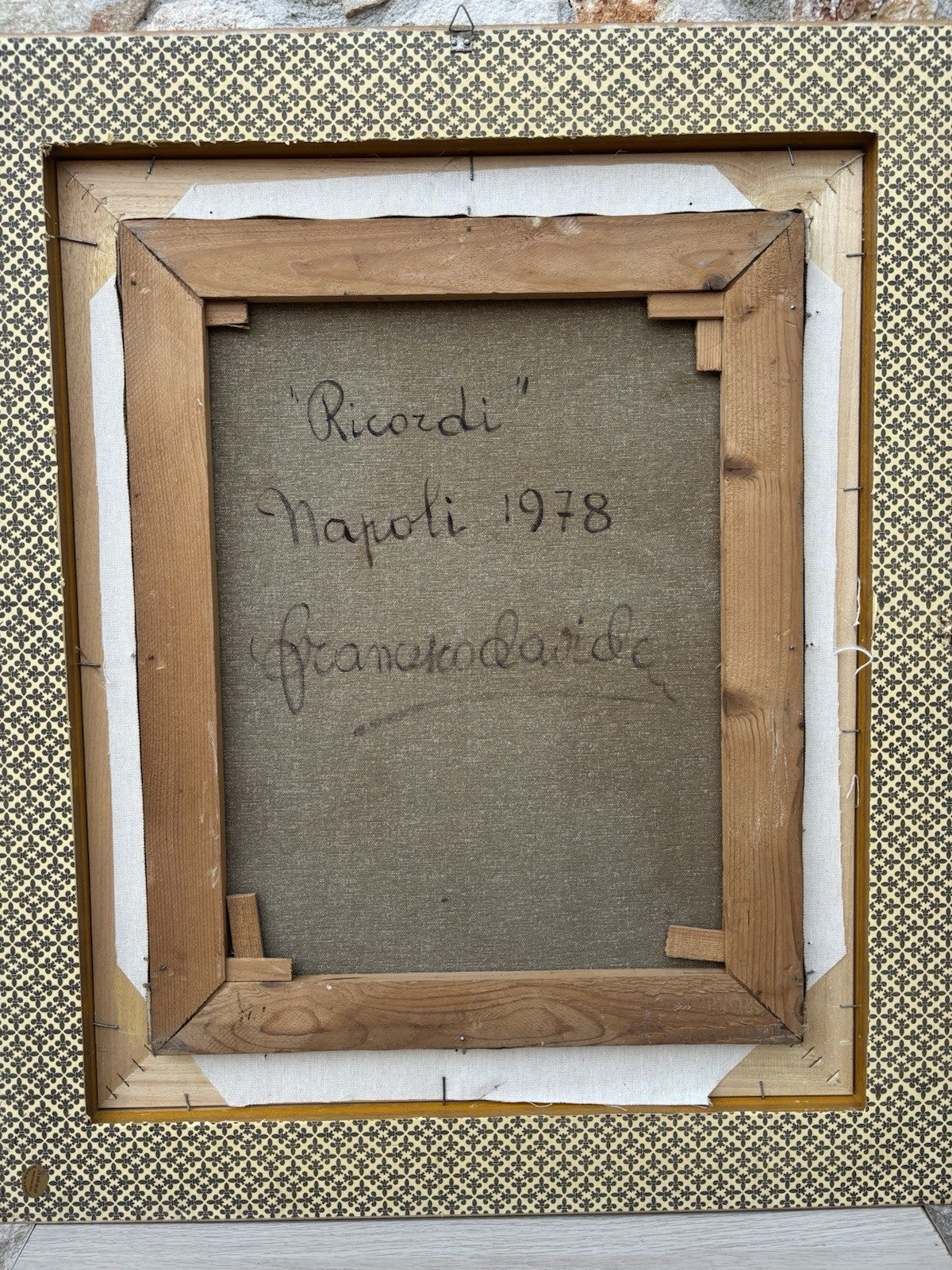 Quadro -Ricordi- Francesco Davide dipinto a olio su tela