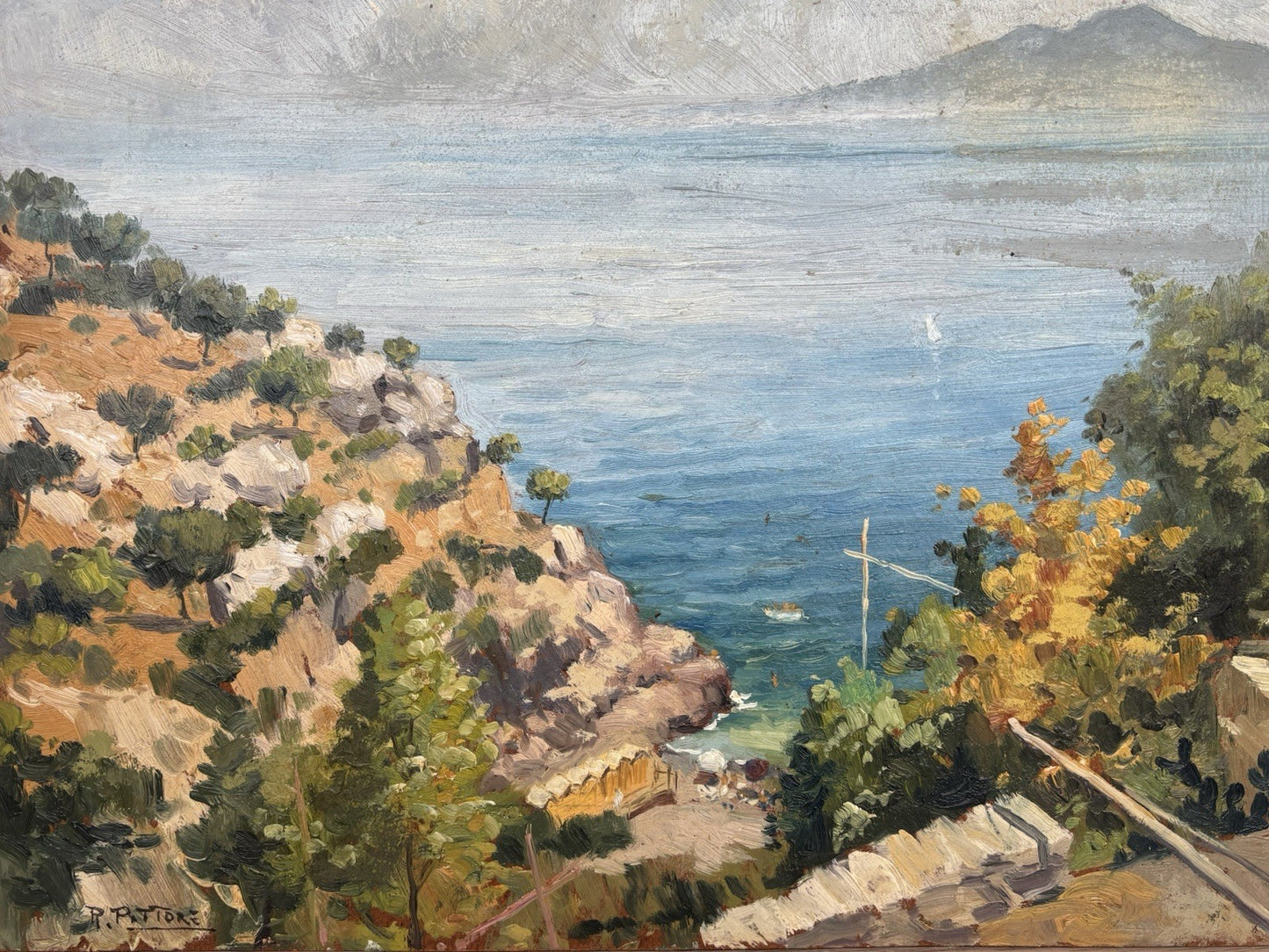 Quadro -Costiera- dipinto a olio
