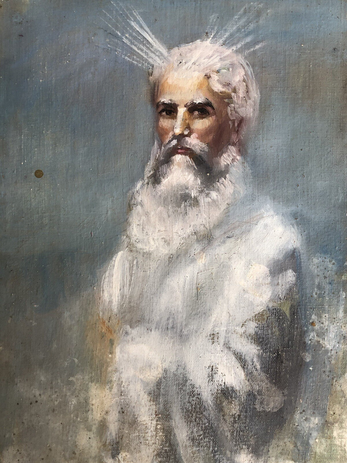 Quadro antico -Santo- dipinto a olio