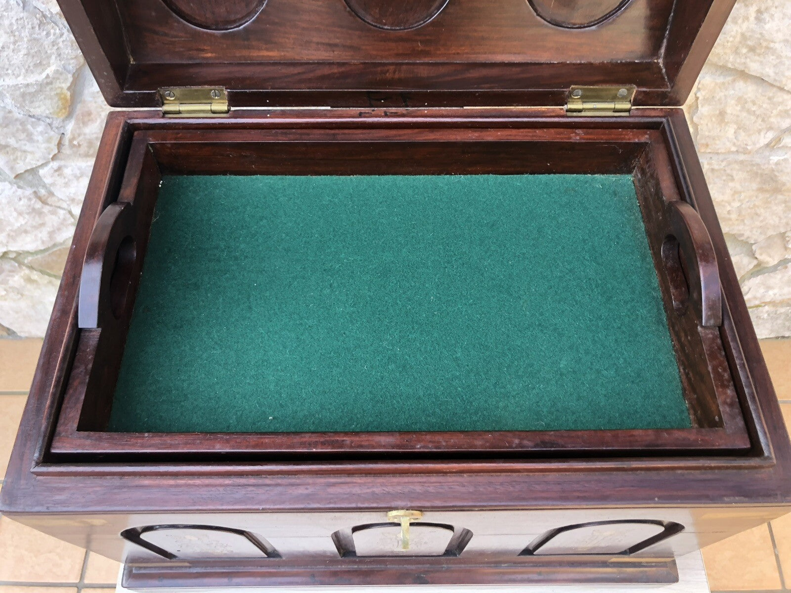 Baule Scrigno Vintage In Legno