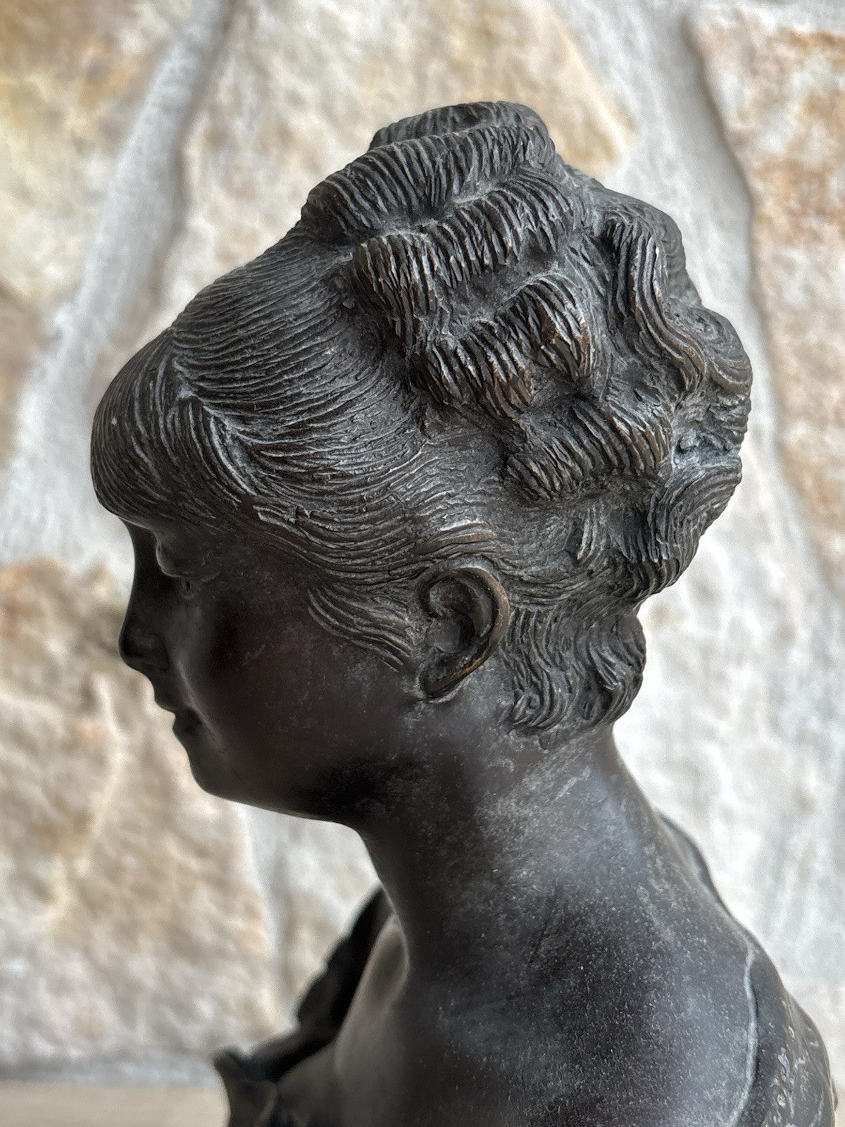 Scultura In Bronzo, V.Gemito, Mathilde Duffaud