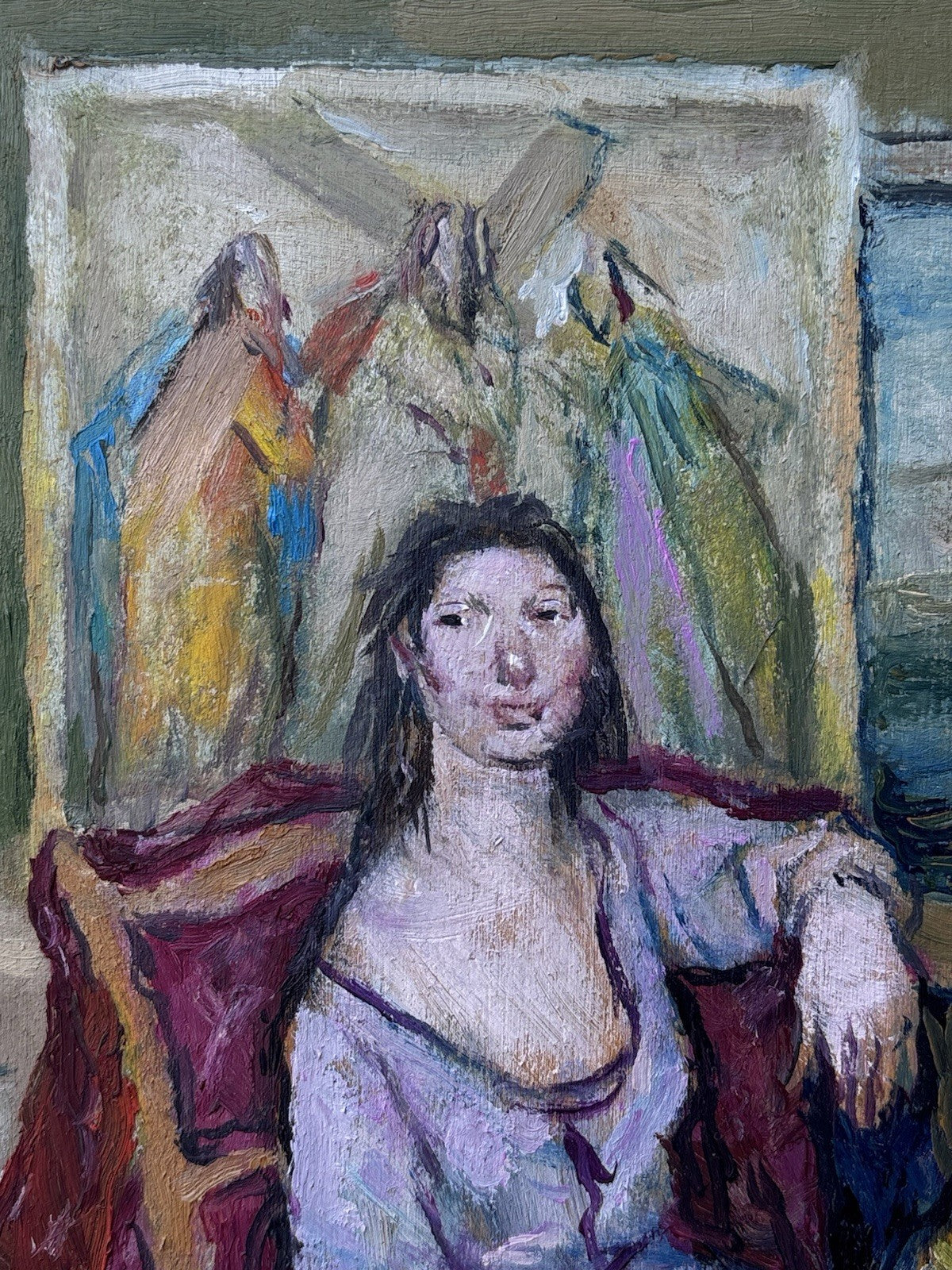 Quadro -Le Ragazze Dell’Artista- Giuseppe Ciavolino- dipinto a olio
