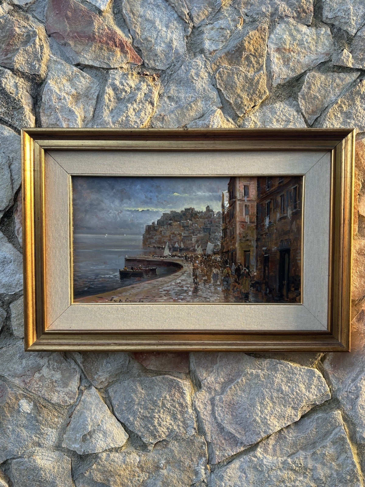 Quadro -Bacoli- Eniko Esposito dipinto a olio