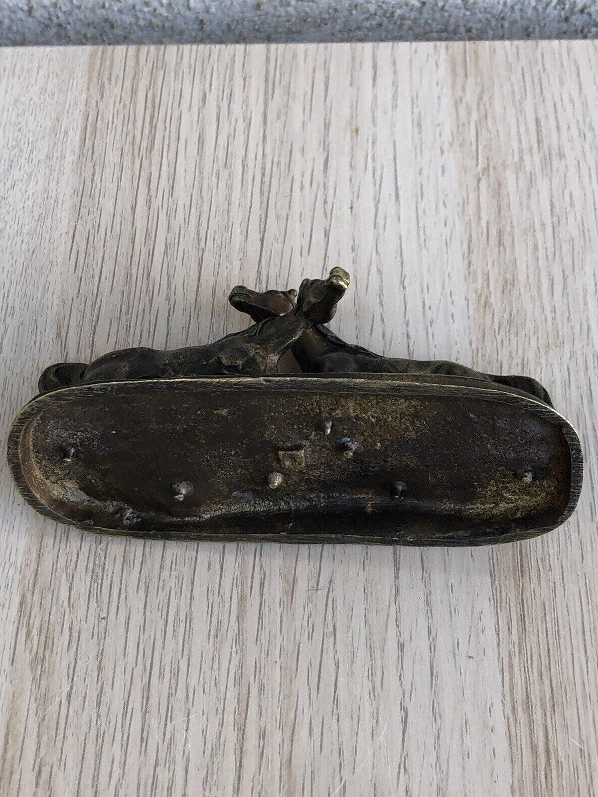 Scultura Vintage Francese -Cavalli- In Bronzo P.J.Méne