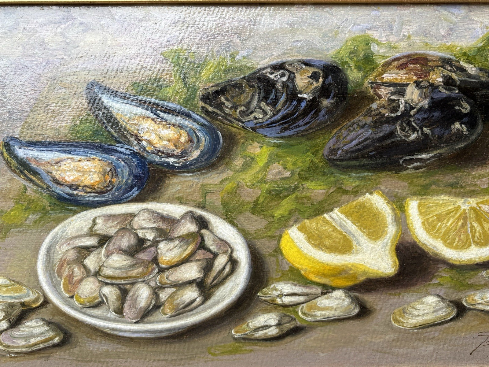 Quadro -Natura Morta- Gennaro Bottiglieri dipinto a olio