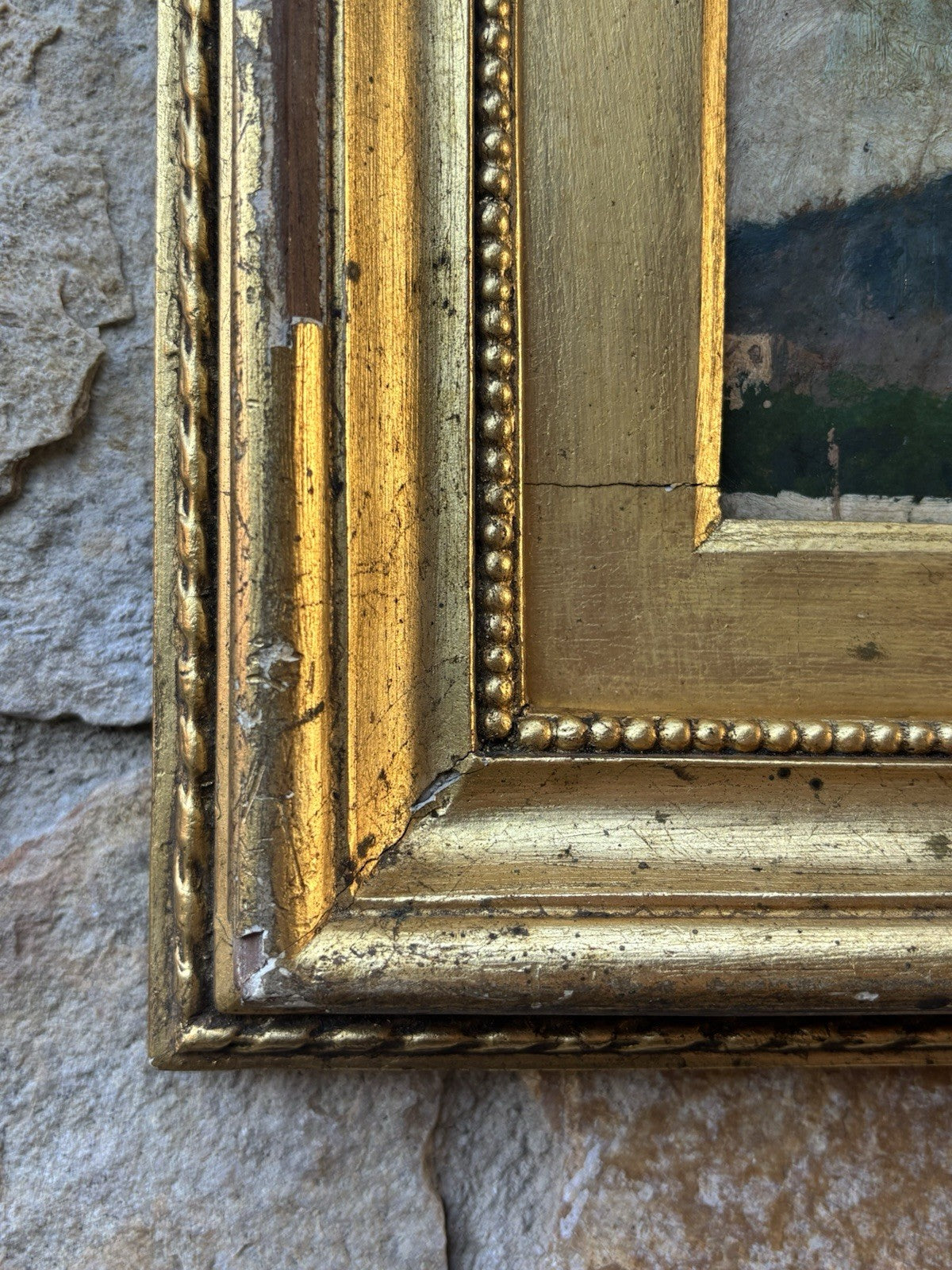 Quadro antico -Paesaggio- Edoardo Dalbono dipinto a olio