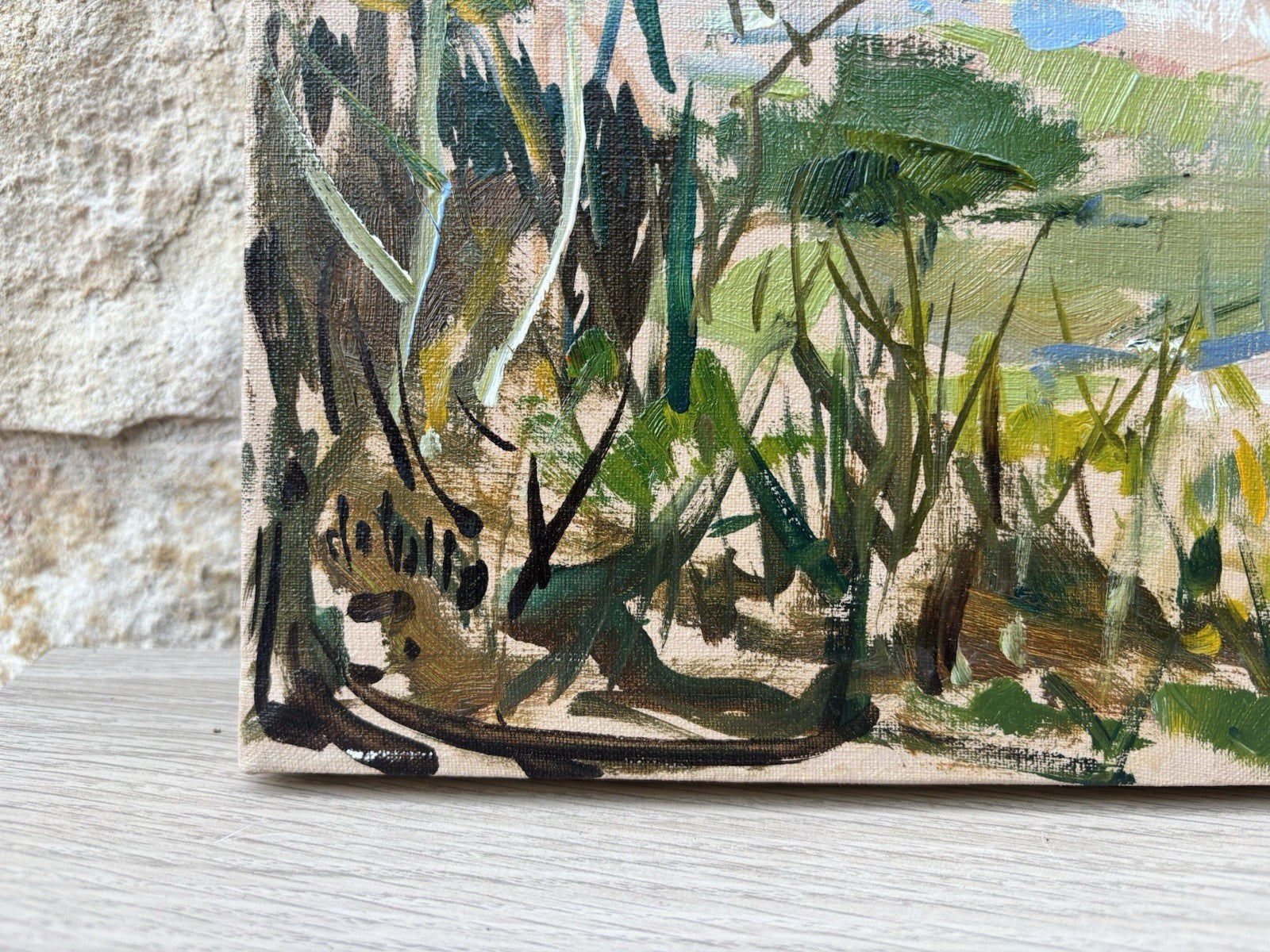 Quadro -Paesaggio Panoramico- dipinto a olio su tela