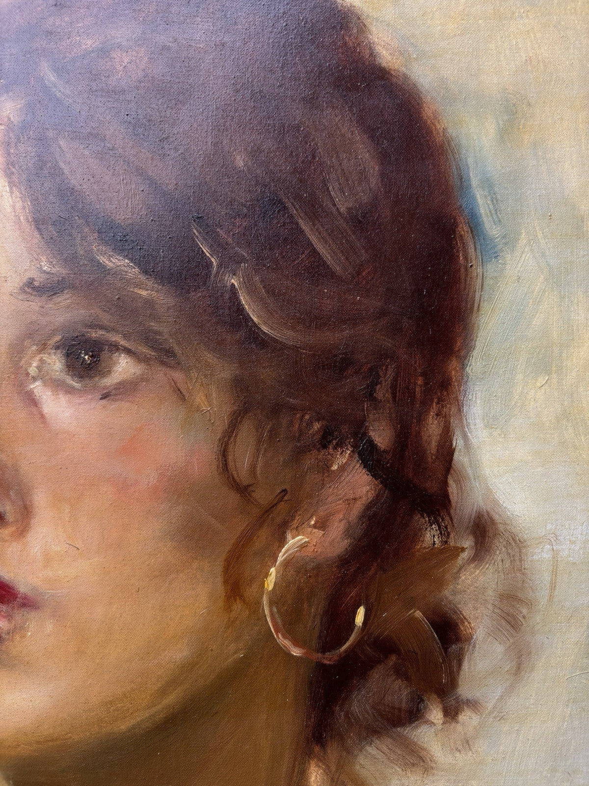 Quadro -Figura Di Donna- Giovanni Pane dipinto a olio su tela