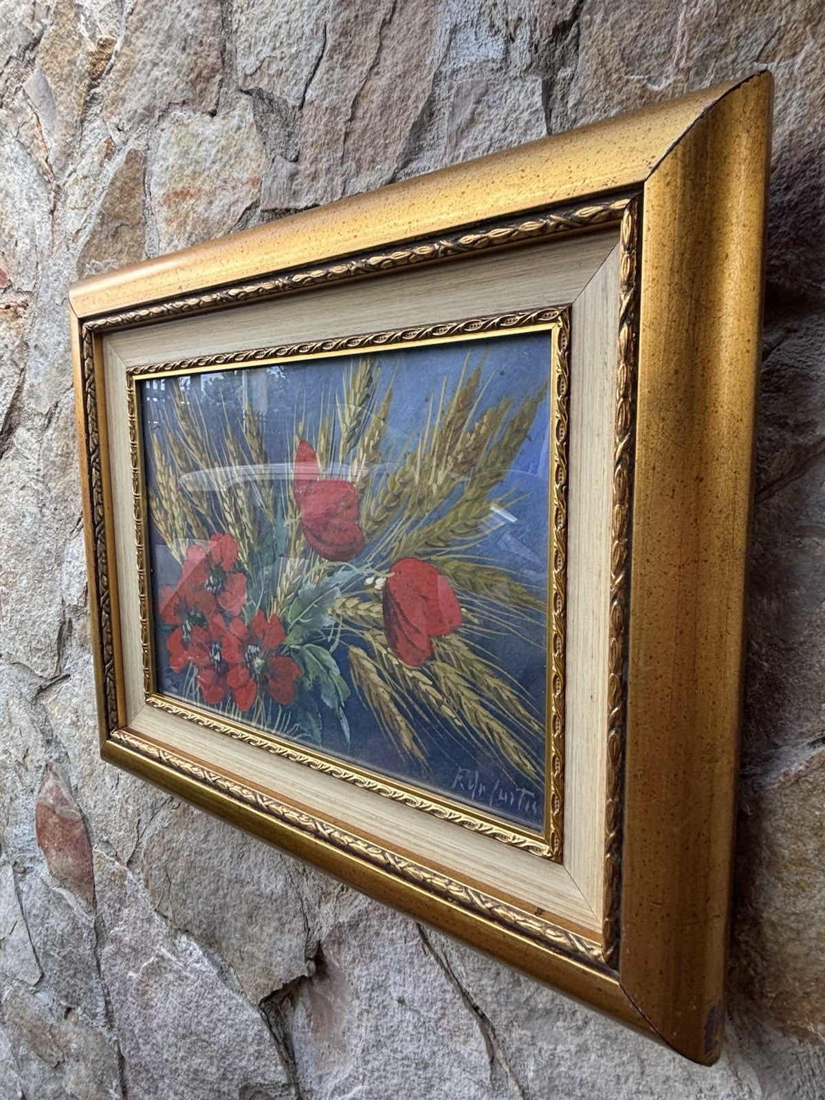 Quadro -Fiori- Federico De Curtis dipinto a tecnica mista