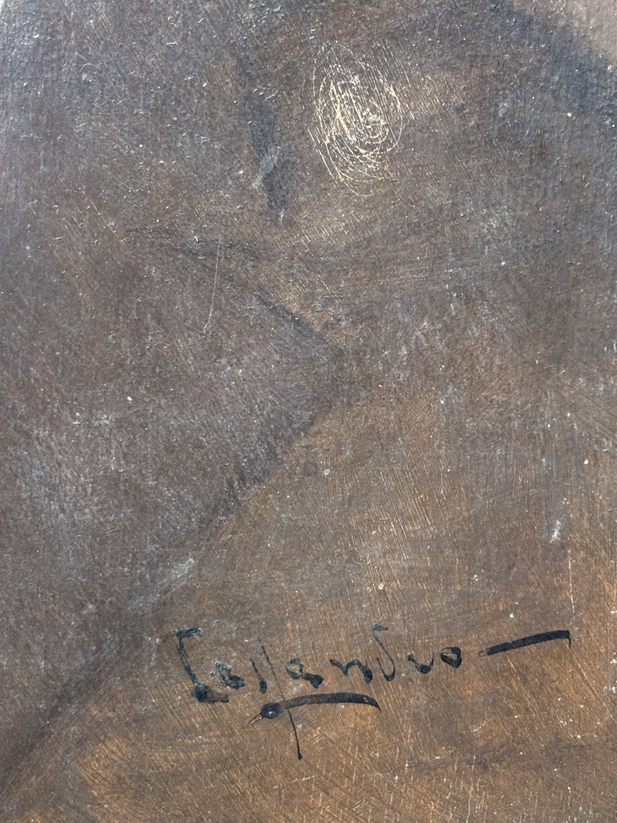 Quadro antico -Ritratto- Augusto Cassandro dipinto a olio