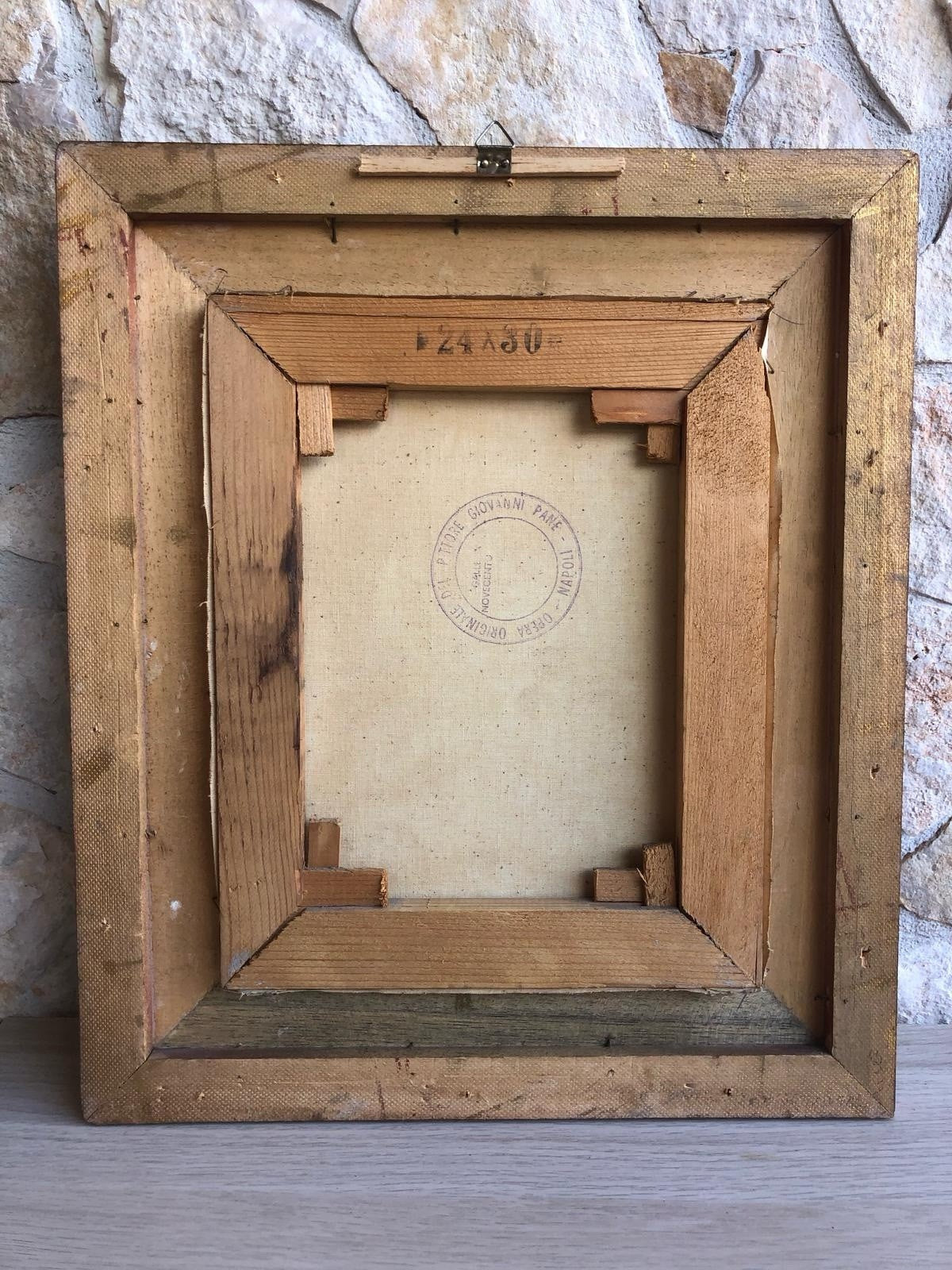 Quadro -Profilo Di Donna- Giovanni Pane dipinto a olio su tela