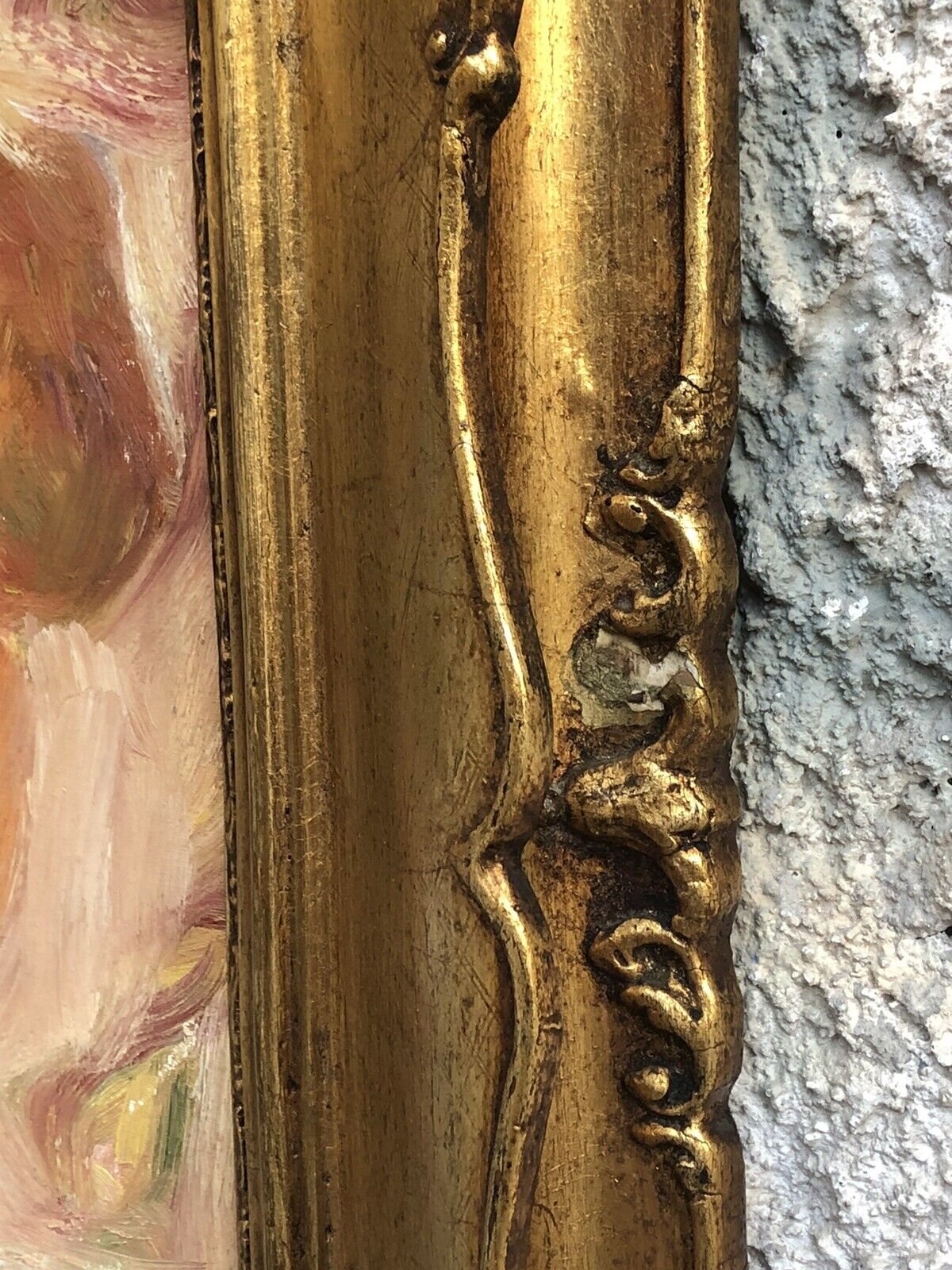 Quadro vintage -Mele E Pere- dipinto a olio