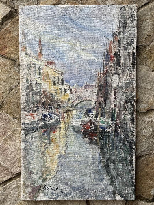 Quadro -Venezia- Edmondo Di Napoli dipinto a olio su tela