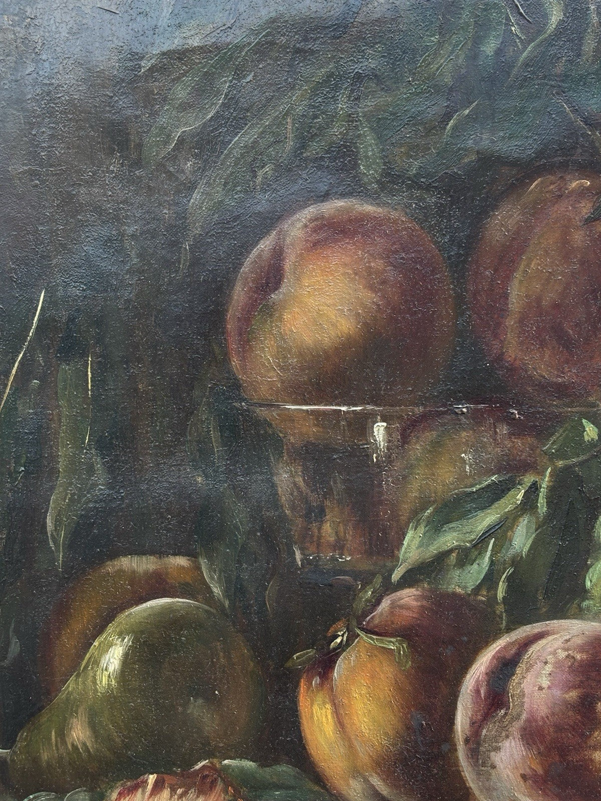 Quadro antico -Natura Morta- Giuseppe Uva dipinto a olio su tela