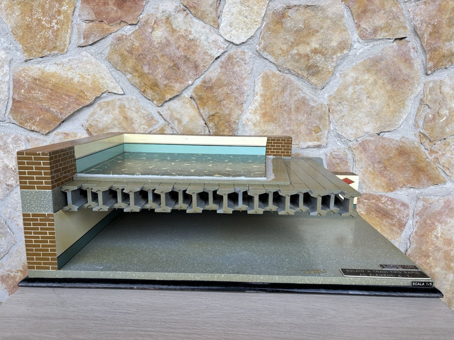 Modello Architettonico Didattico Anni ‘50- Toffoli E Figli