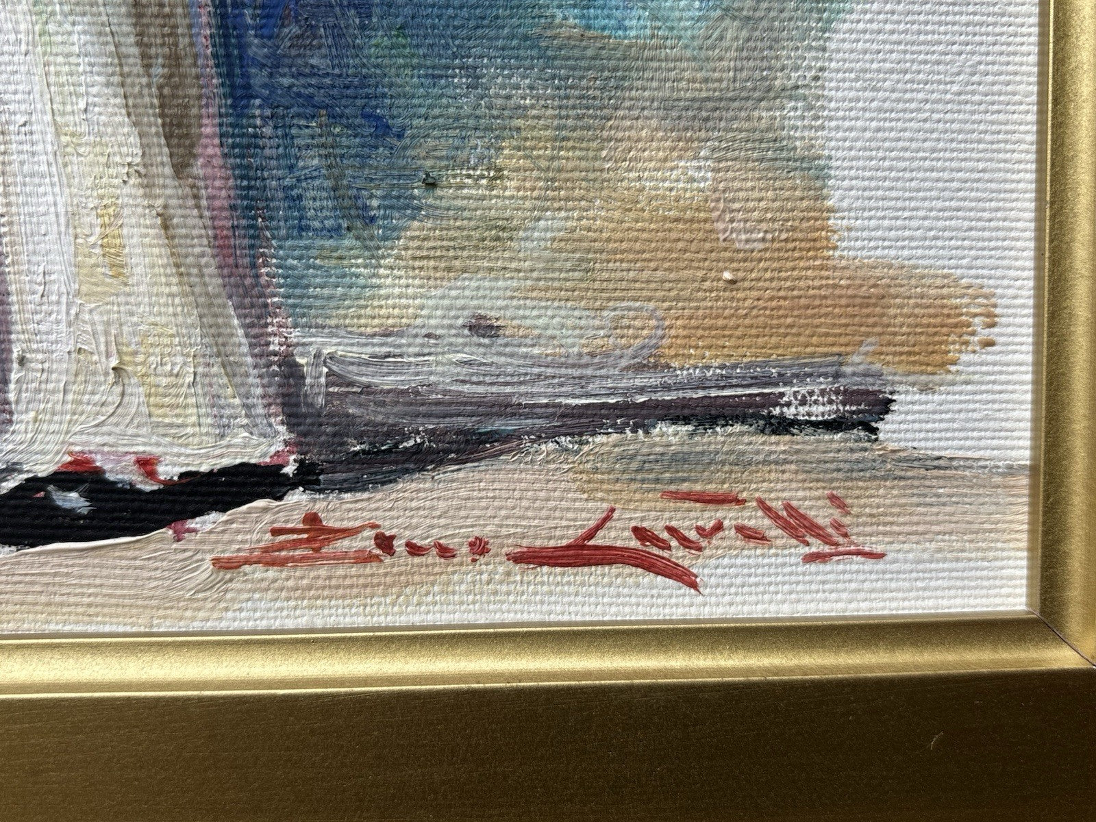 Quadro -Pulcinella- Rocco Carvelli- dipinto a olio su tela