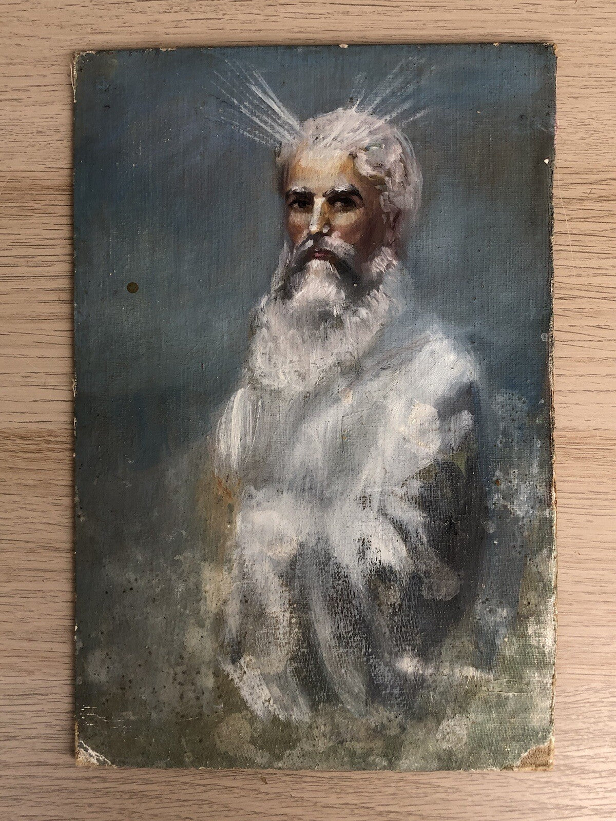 Quadro antico -Santo- dipinto a olio