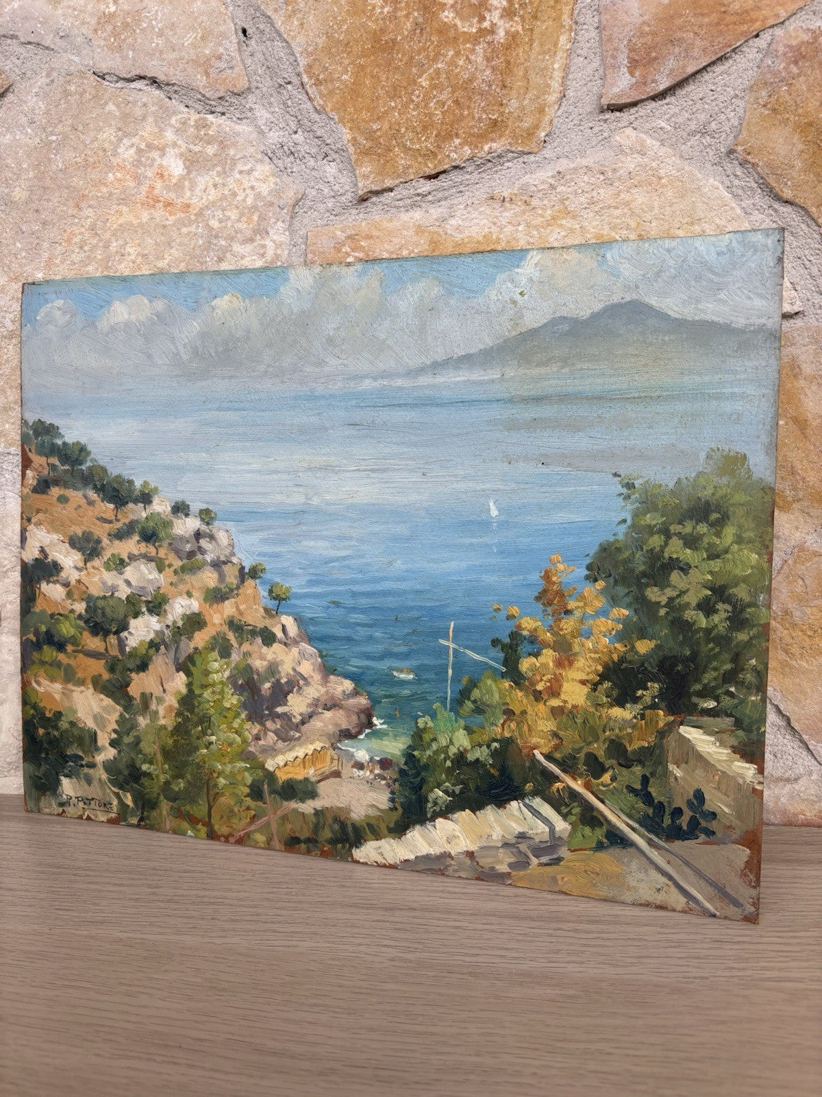 Quadro -Costiera- dipinto a olio