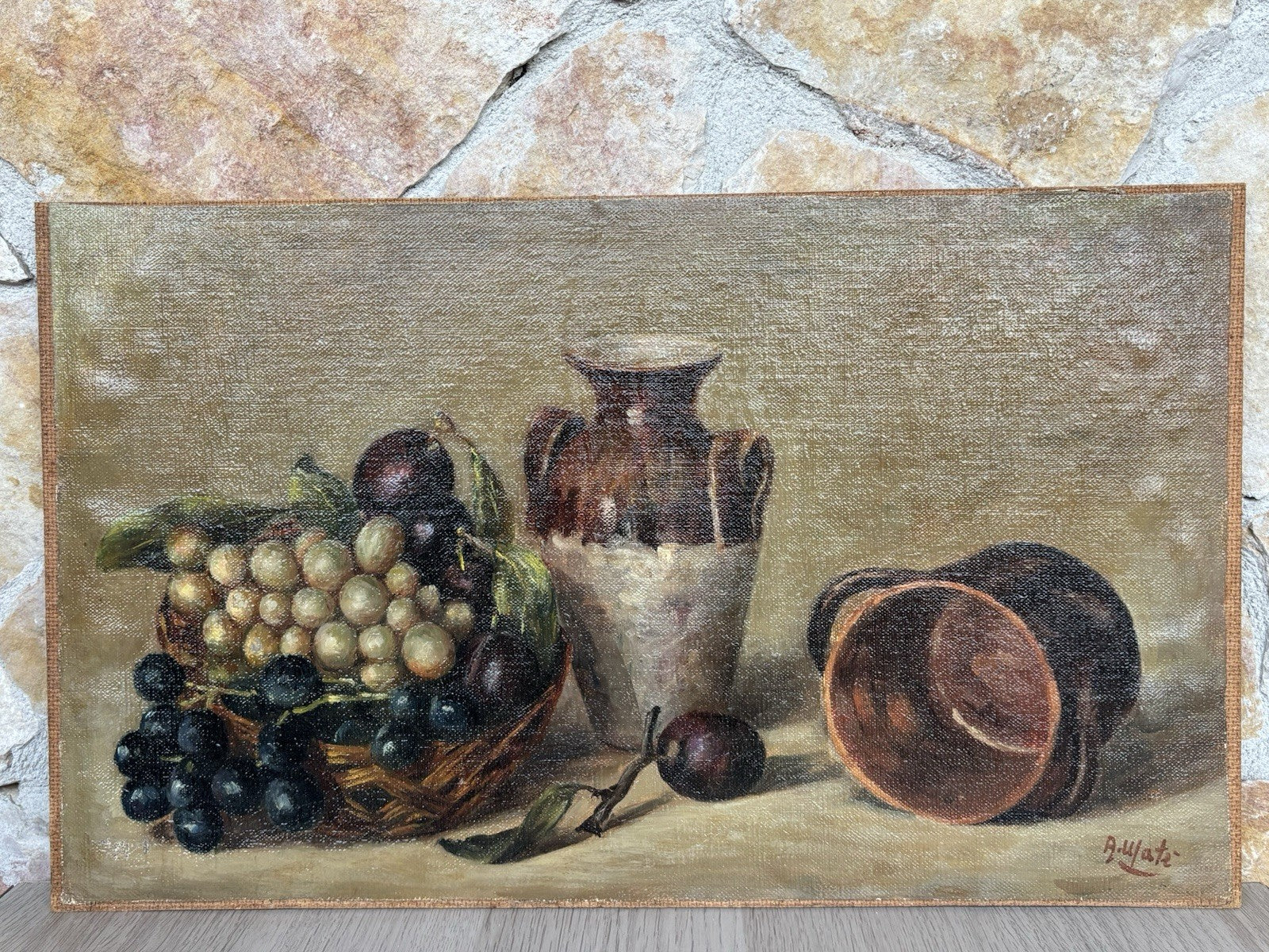 Quadro antico -Natura Morta- dipinto a olio