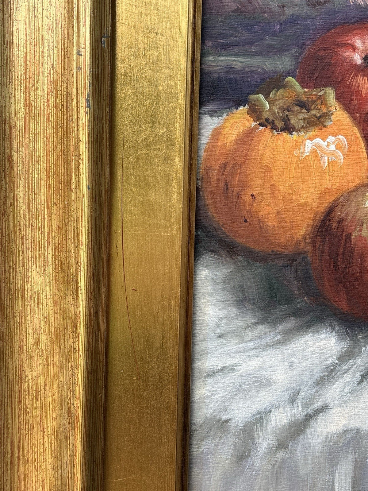 Quadro -Natura Morta Con Uva- Luigi Seme- dipinto a olio