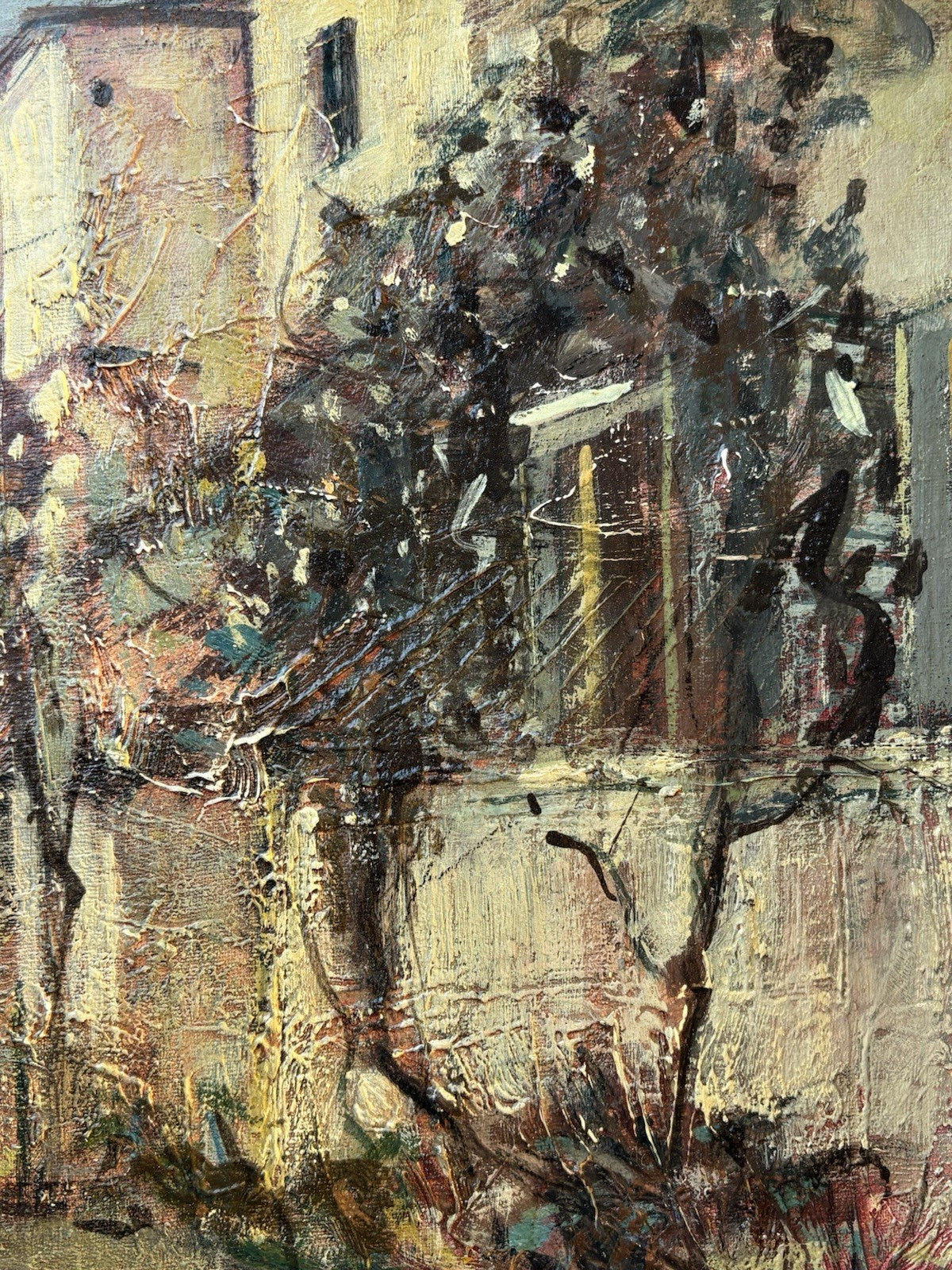 Quadro -Il Giardino Di Casa- dipinto a olio