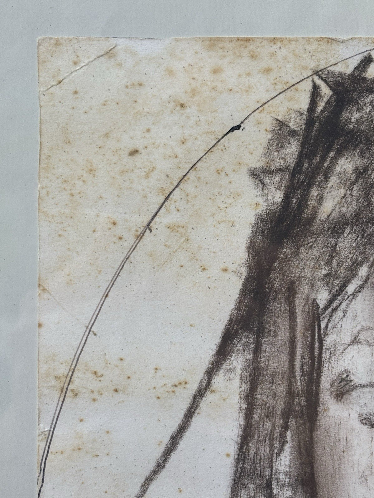 Quadro -Volto Di Donna- Giuseppe Ciavolino- disegno su carta