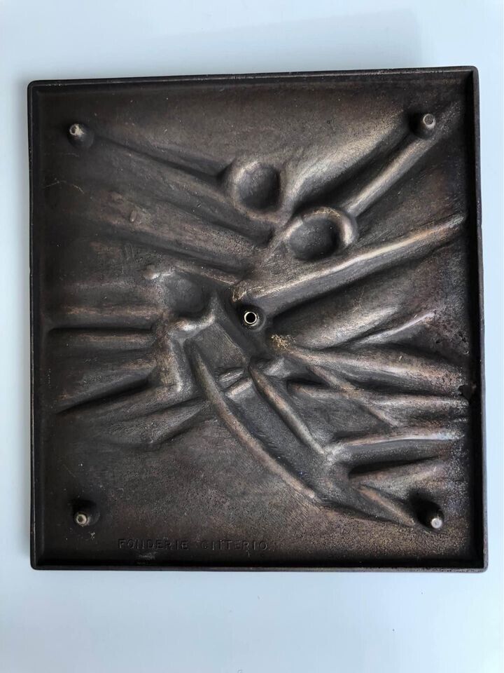 Scultura altorilievo in bronzo- Mario Pinton “Il Volo”