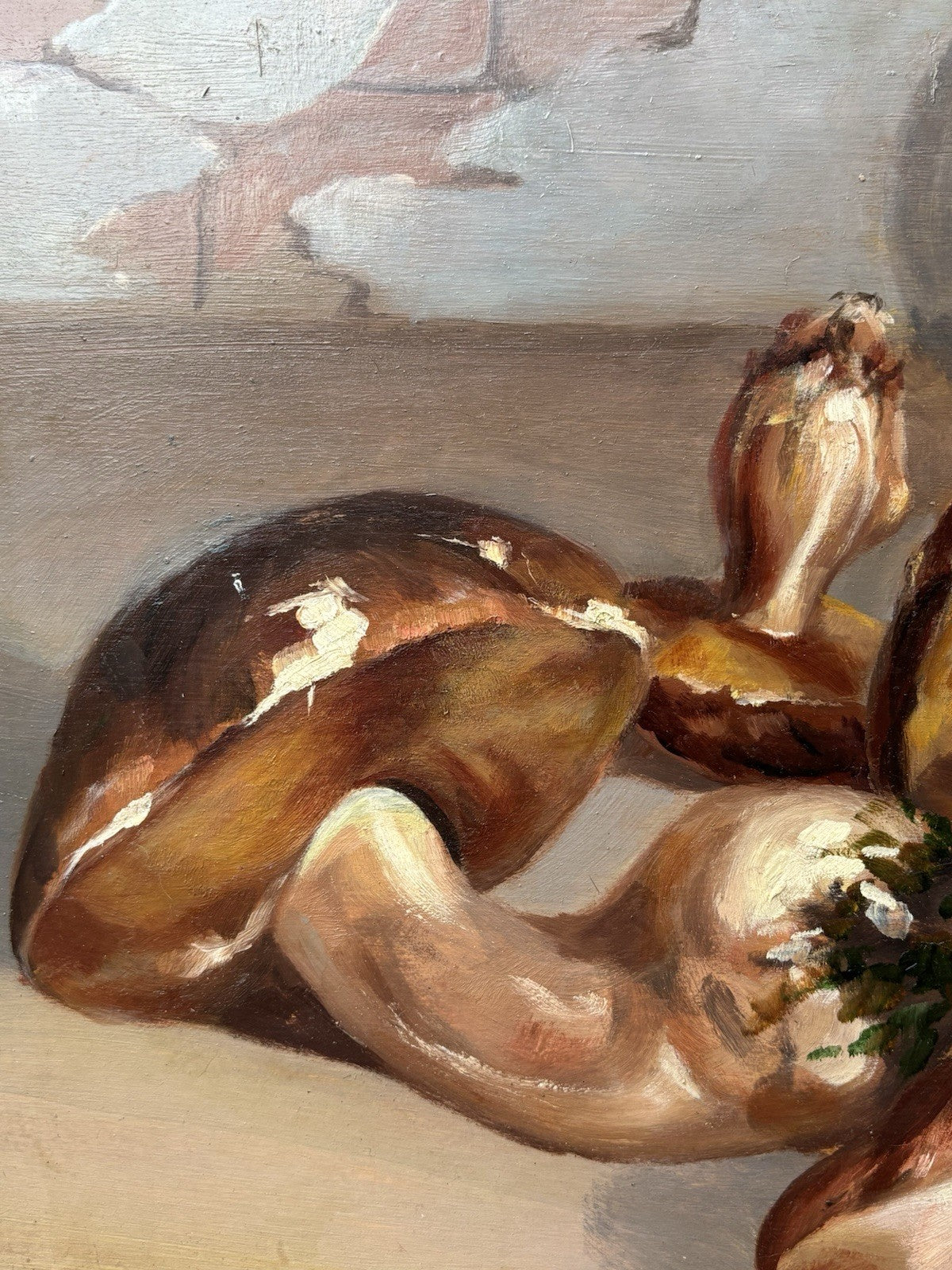 Quadro antico -Natura Morta- dipinto a olio su tavoletta