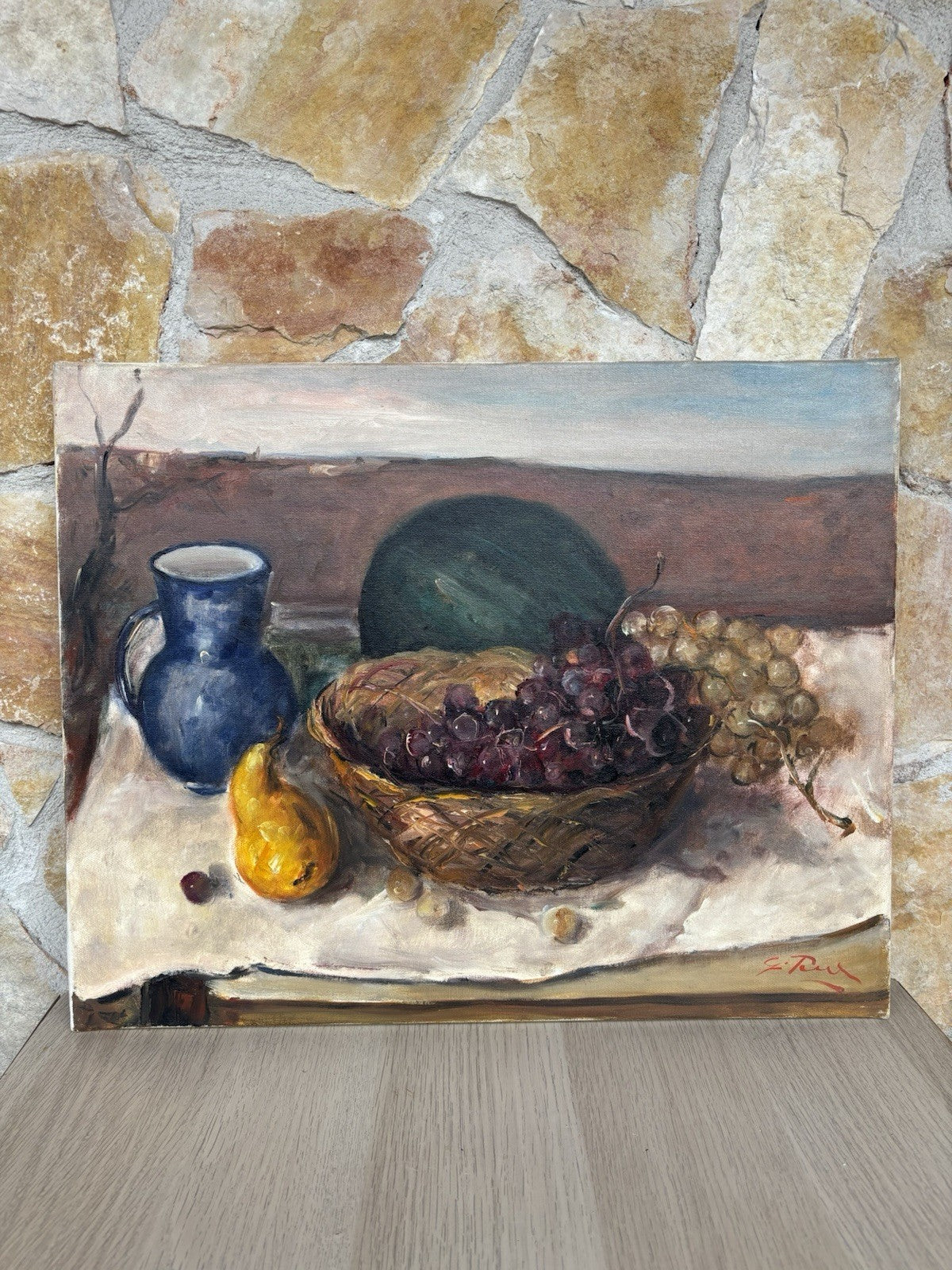 Quadro -Natura Morta- Giovanni Pane dipinto a olio su tela