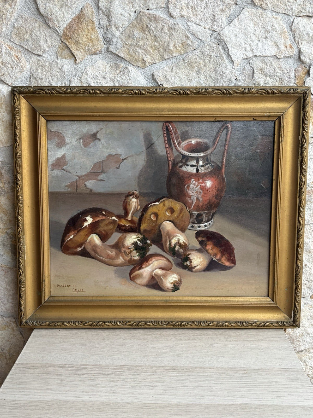 Quadro antico -Natura Morta- dipinto a olio su tavoletta
