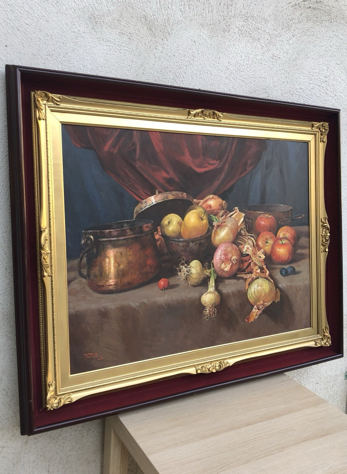 Quadro -Natura Morta- Giovanni Parlato dipinto a olio