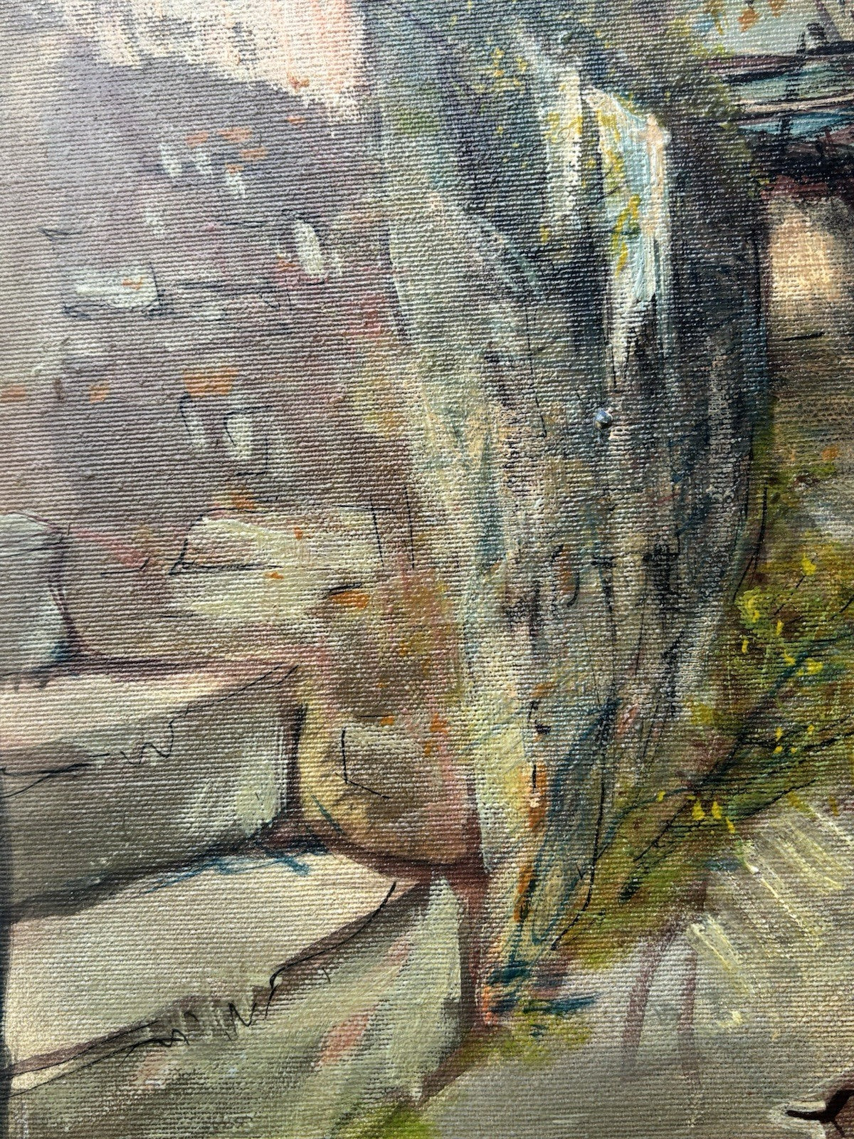 Quadro -Paesaggio- Ena Villani dipinto a olio su tela