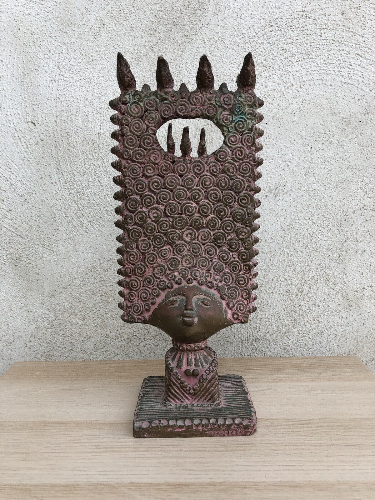 Scultura Vintage In Bronzo Raffaele Spizzico