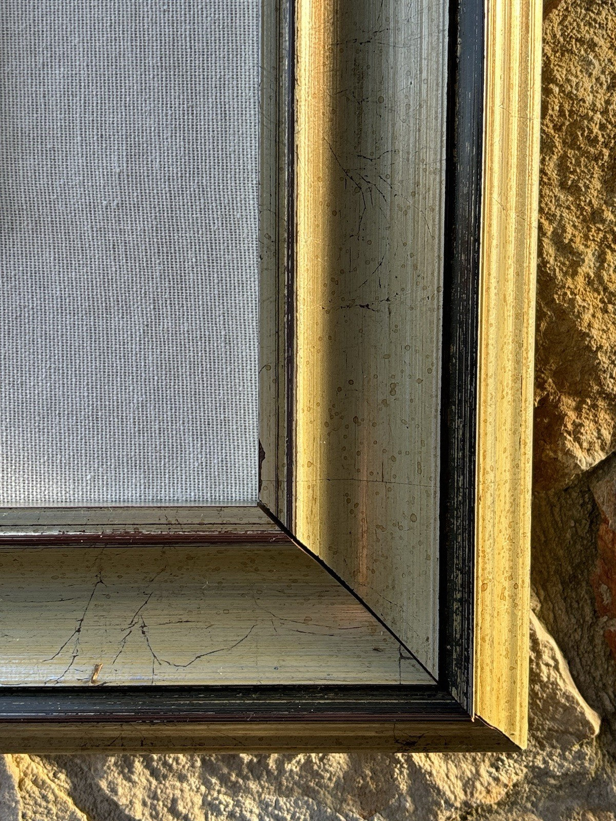 Quadro -Calvario- Antonio Bertè dipinto su tavoletta