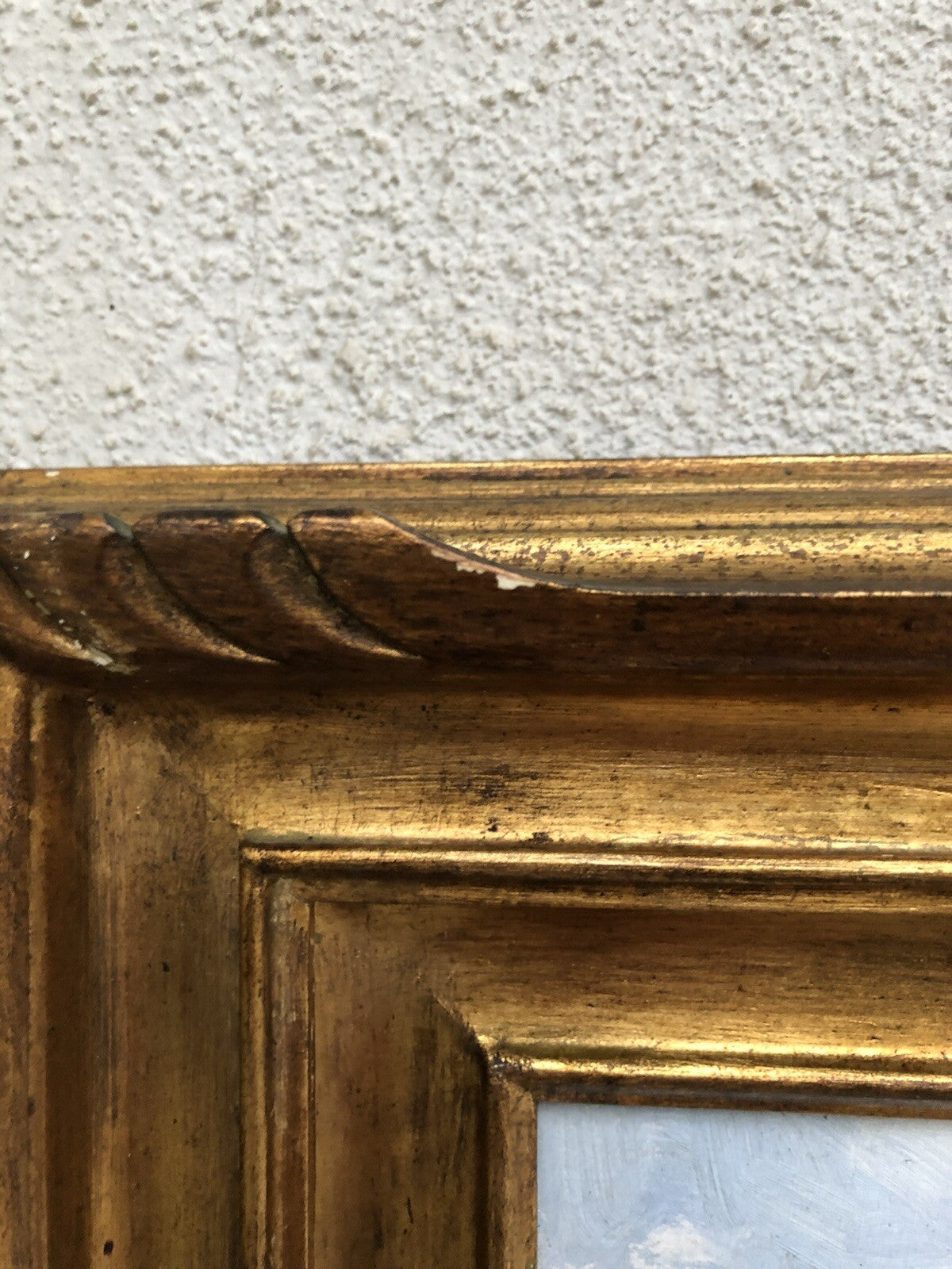Quadro -Marina Con Barche- dipinto a olio