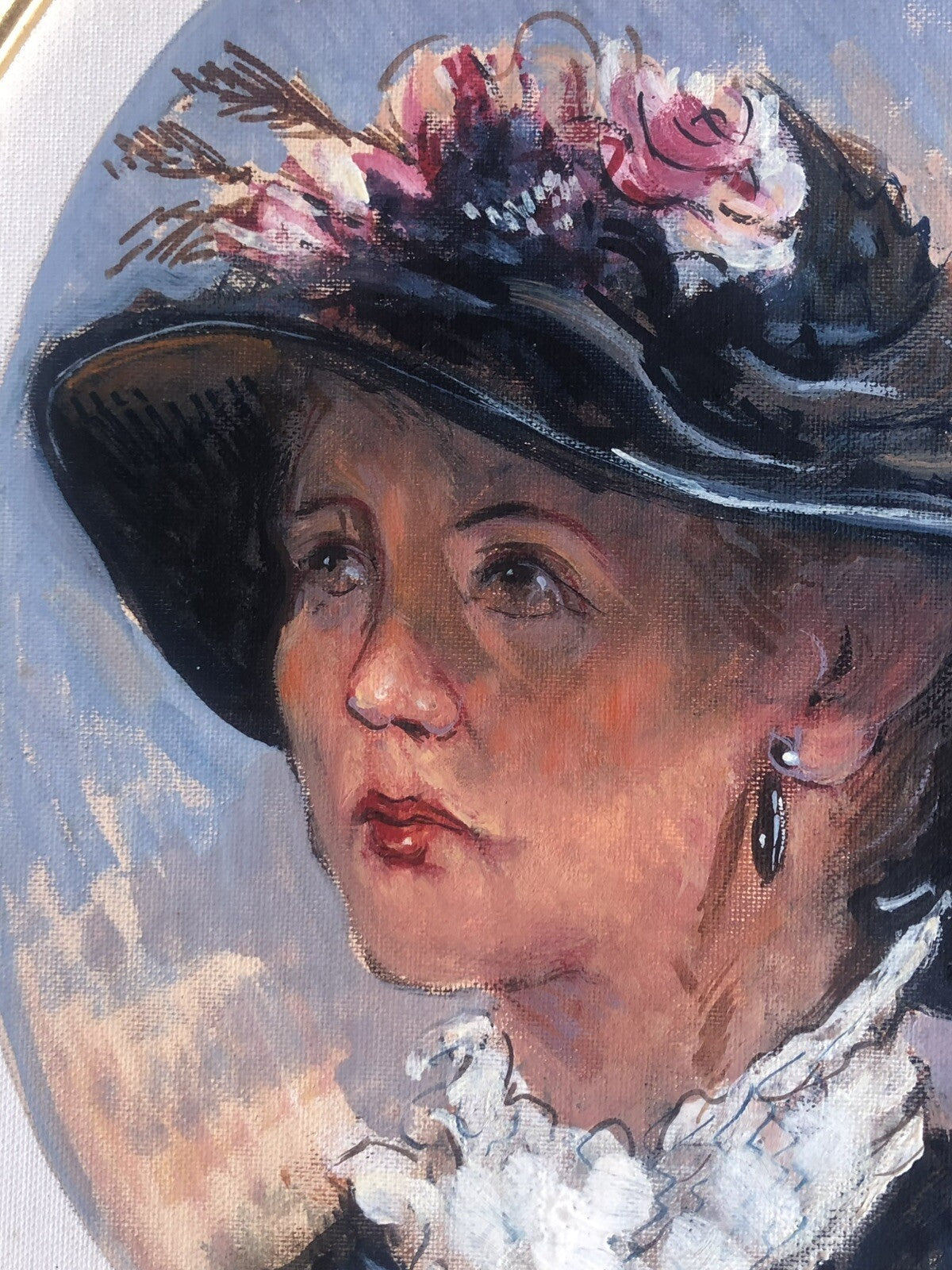 Quadro -Figura Di Donna- dipinto a olio